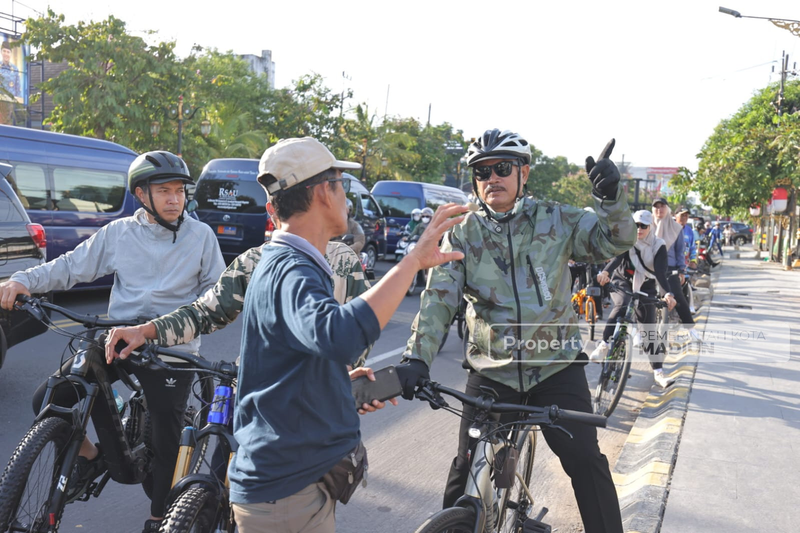 Gowes Cek Fasum, Wali Kota Madiun Berencana Sempurnakan Taman Hutan Kota