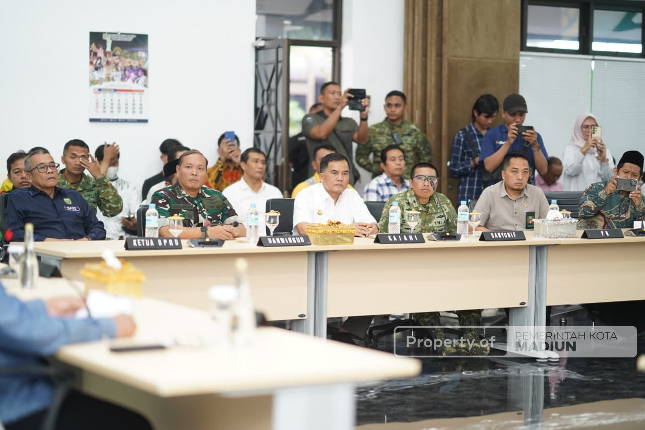 Rakor Bersama Forkopimda, Wali Kota Maidi Tegaskan Komitmen Jaga Keamanan dan Kenyamanan Kota