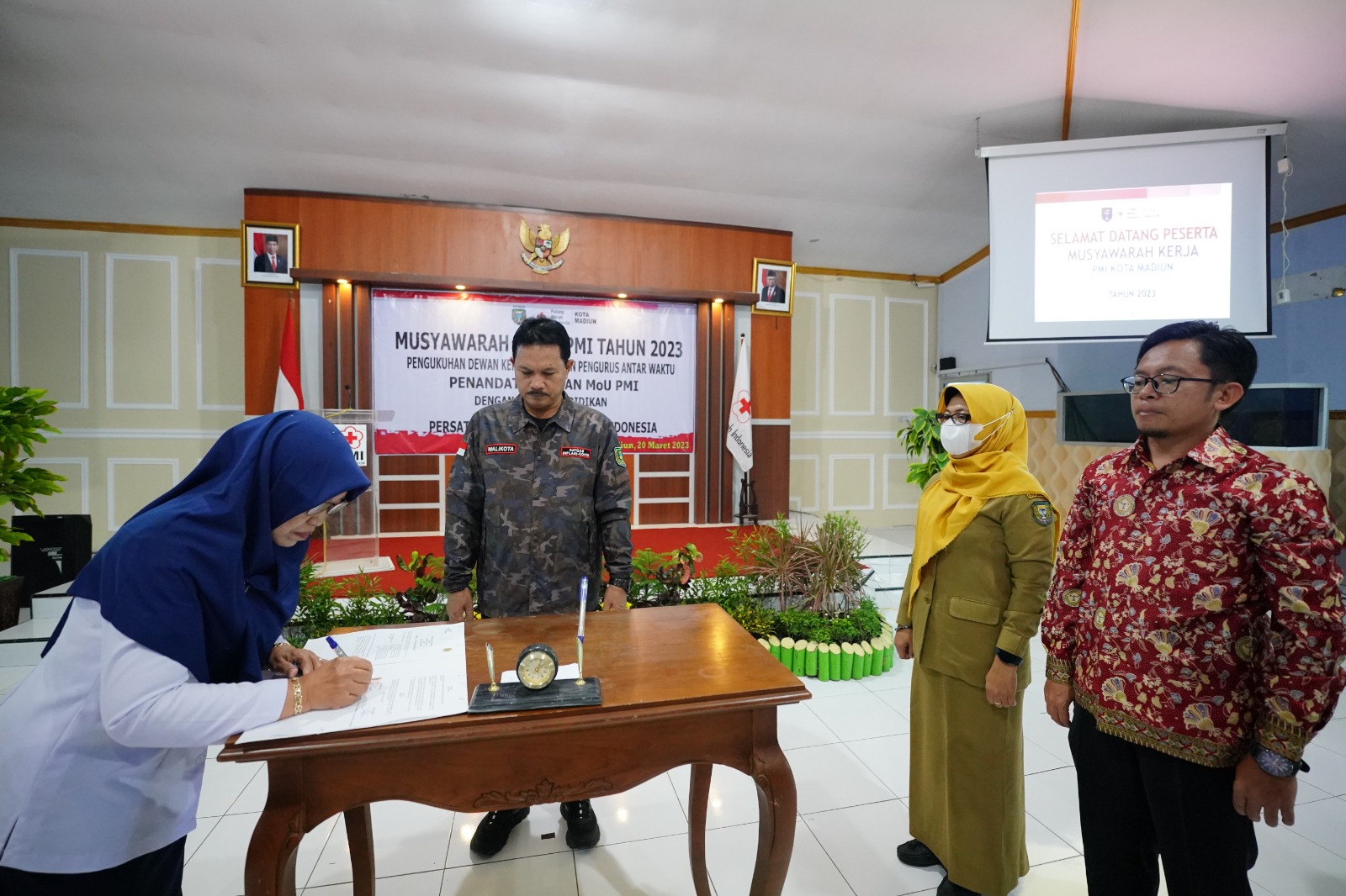 Hadiri Musyawarah Kerja PMI, Wali Kota Pesan  Kerja Ikhlas, Cerdas, dan Tuntas