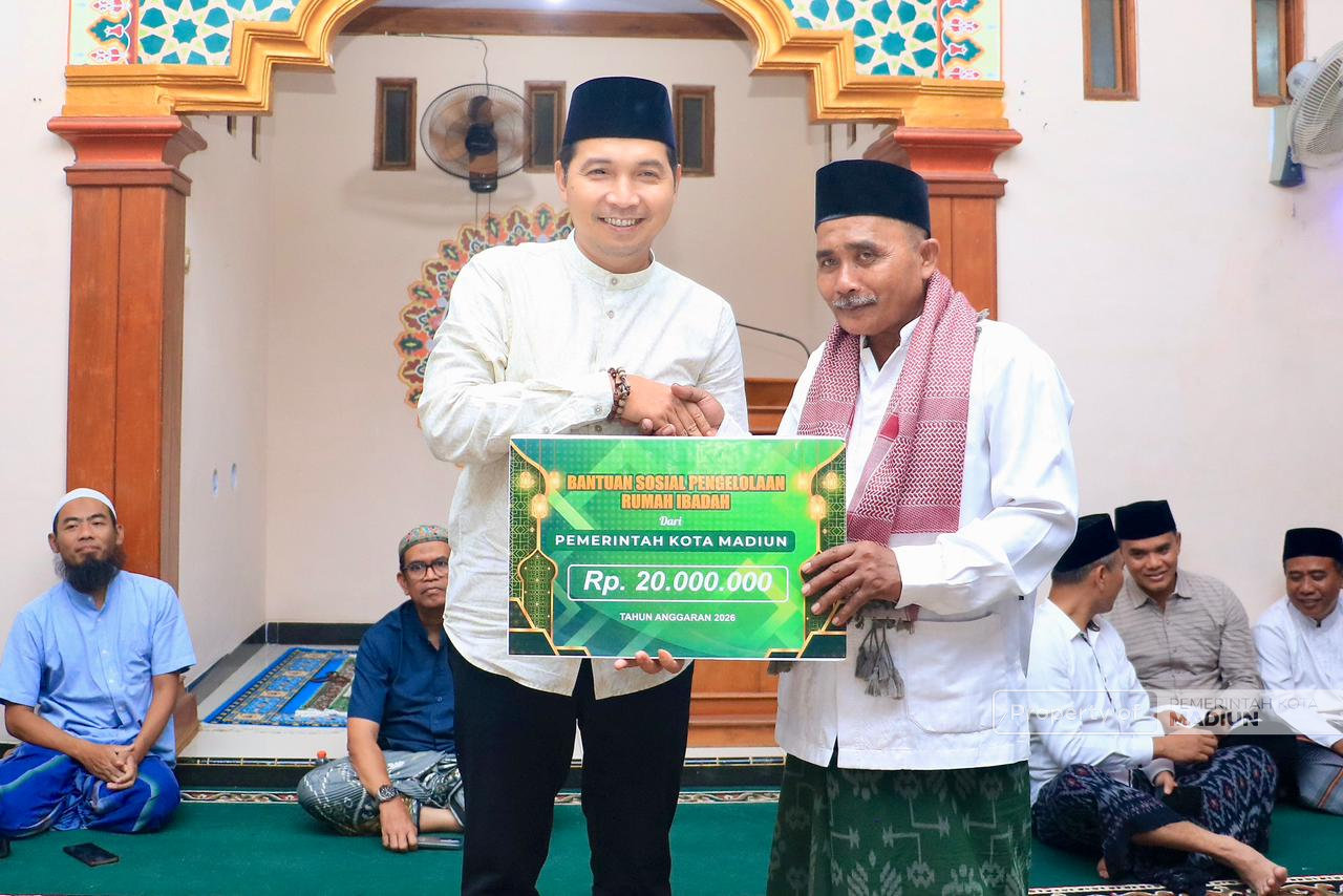 Lewat Safari Ramadan, Pemkot Madiun Perkuat Kepedulian Sosial dan Dukungan untuk Masjid