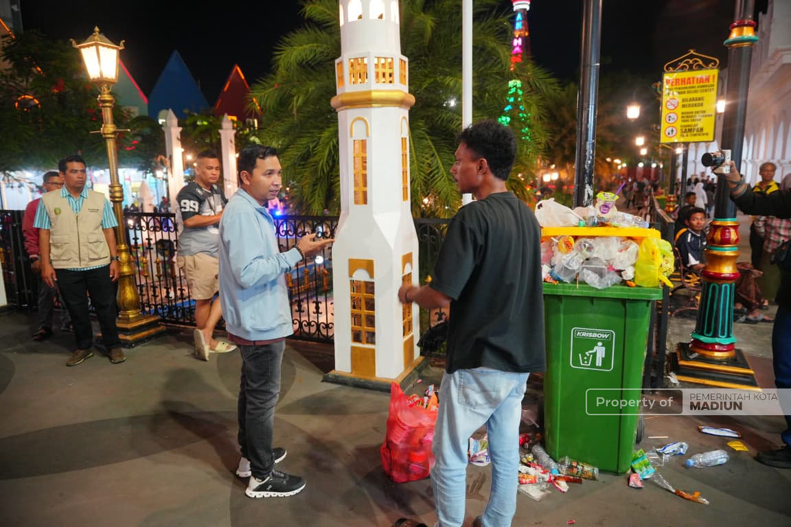 Sidak PSC, Plt Wali Kota Madiun Tegaskan UMKM Wajib Kelola Sampah