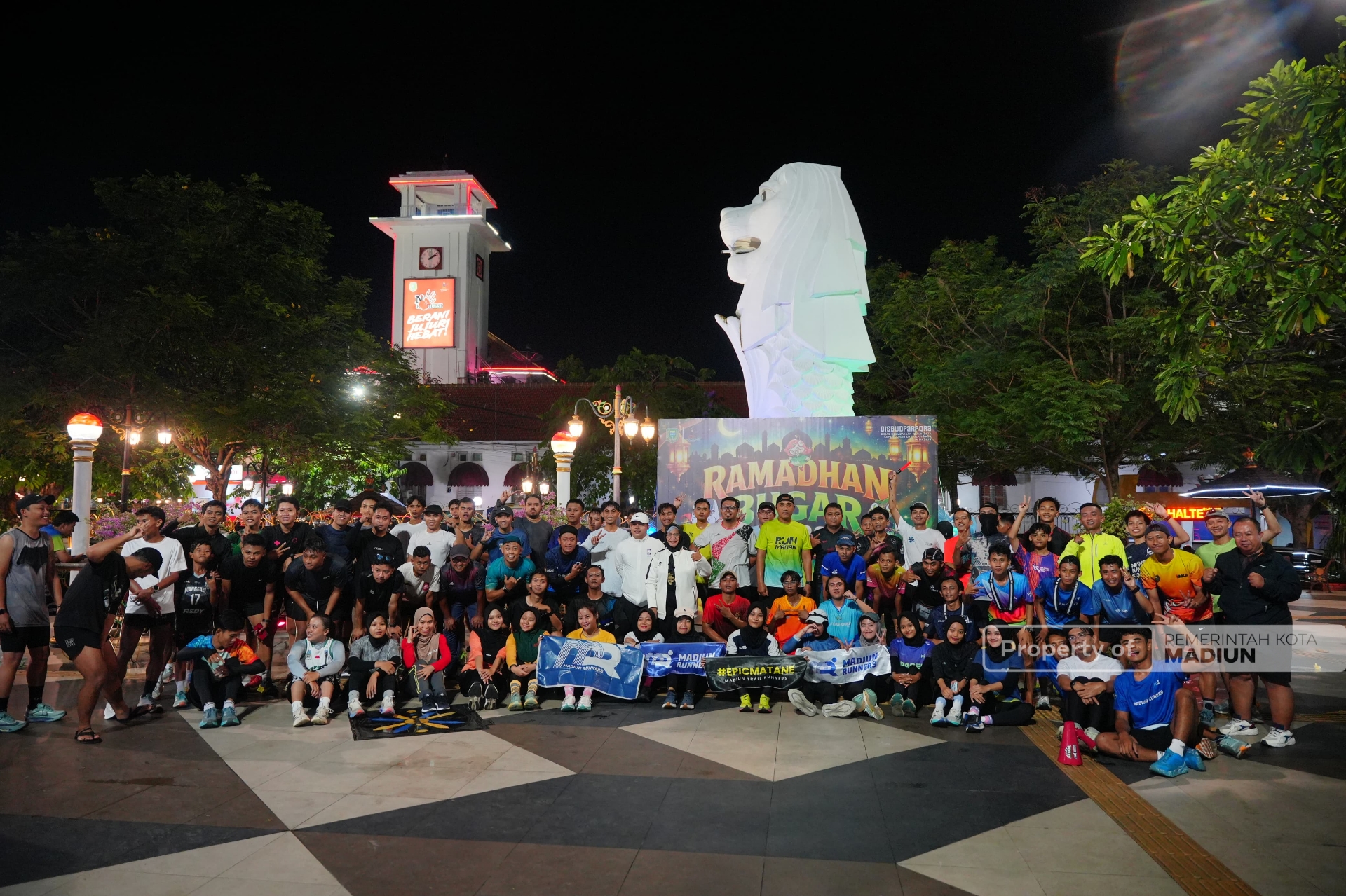 Midnight Run Ramaikan Ramadan Bugar 2026, Pemkot Madiun Ajak Warga Isi Waktu Sahur dengan Olahraga