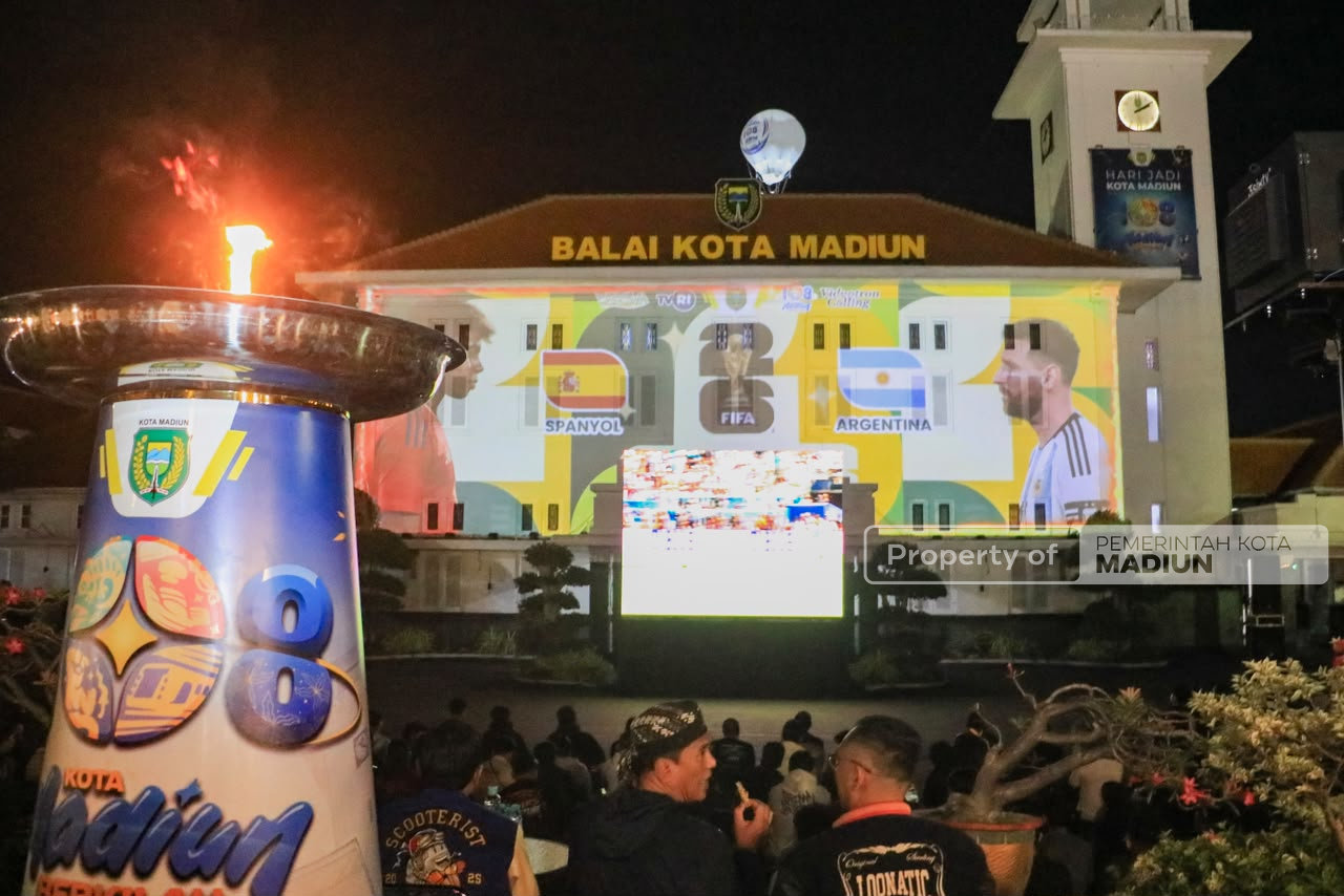 Nobar Final Piala Dunia, Plt Wali Kota Saksikan Kemenangan Spanyol Bersama Masyarakat