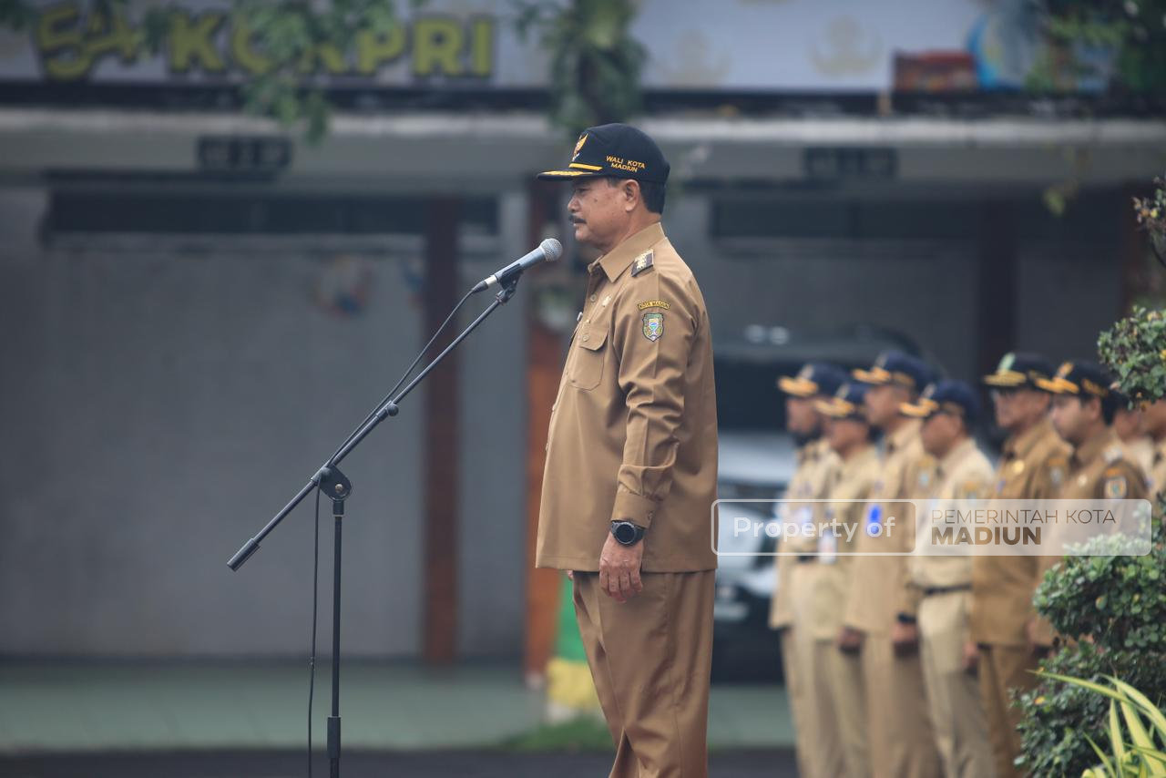 Pimpin Apel Perdana 2026, Wali Kota Maidi Tekankan Kedisiplinan ASN