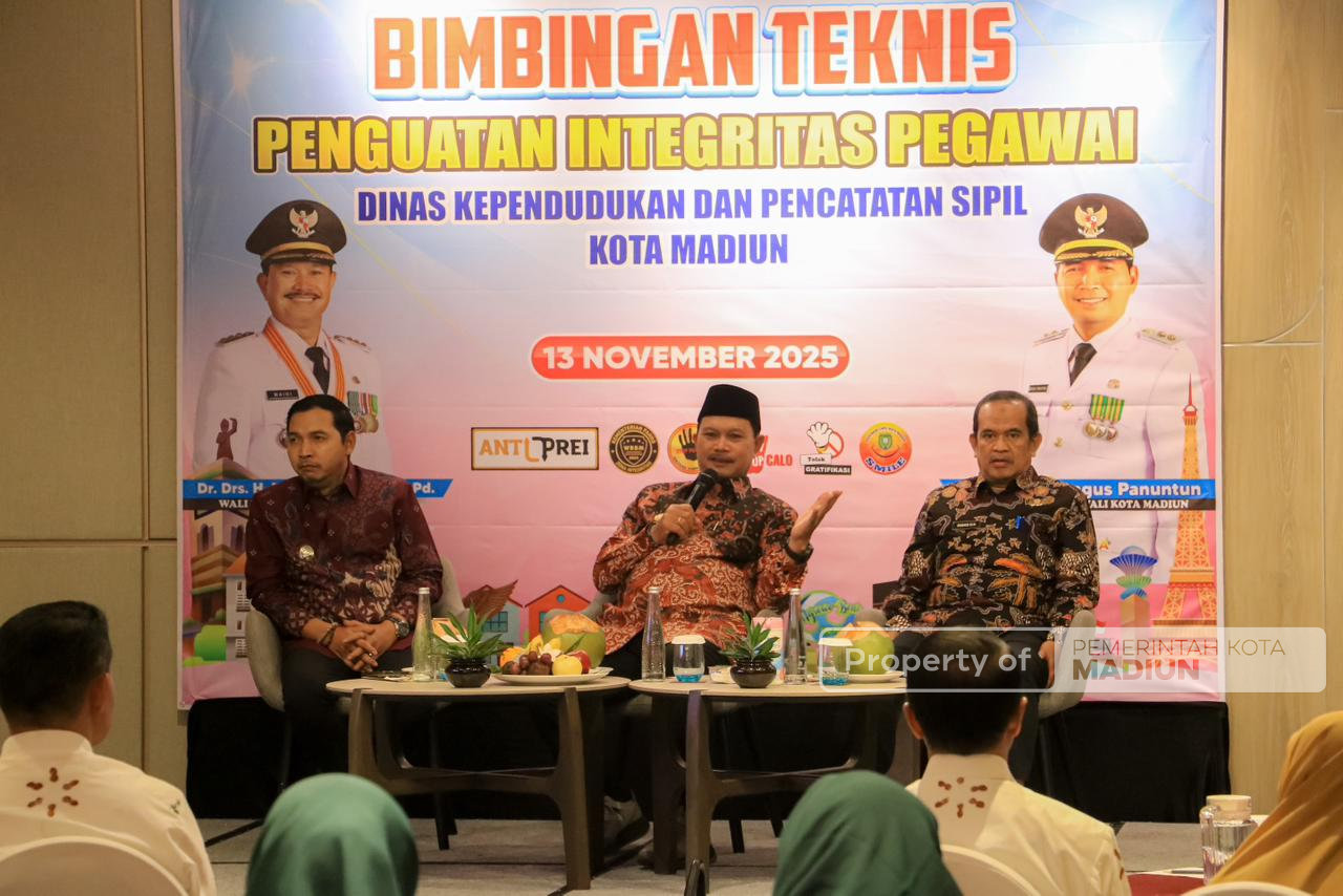 Wali Kota Madiun Dorong Penguatan Integritas dan Pelayanan Prima di Disdukcapil