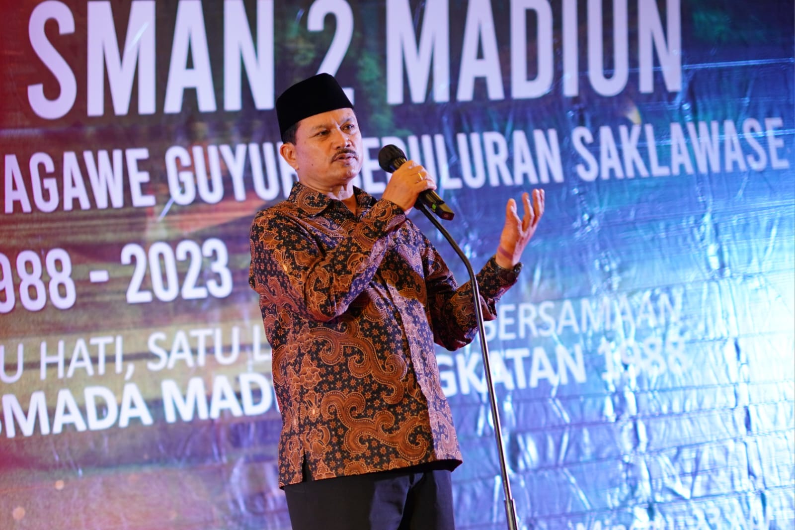 Hadiri Halal Bihalal Smada Angkatan 88, Wali Kota Ajak Alumni Sampaikan Masukan Pembangunan
