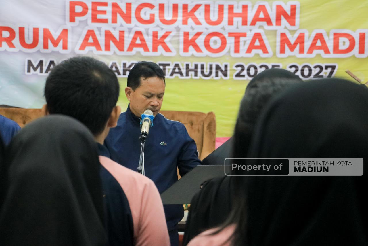 Buka Pengukuhan Forum Anak, Wali Kota Harap Lahir Generasi Cerdas dan Berkarakter