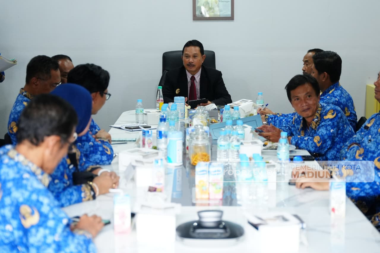 Mantapkan Persiapan Paparan Penghargaan Rupabumi Jatim, Wali Kota Madiun Gelar Rakor Bersama OPD