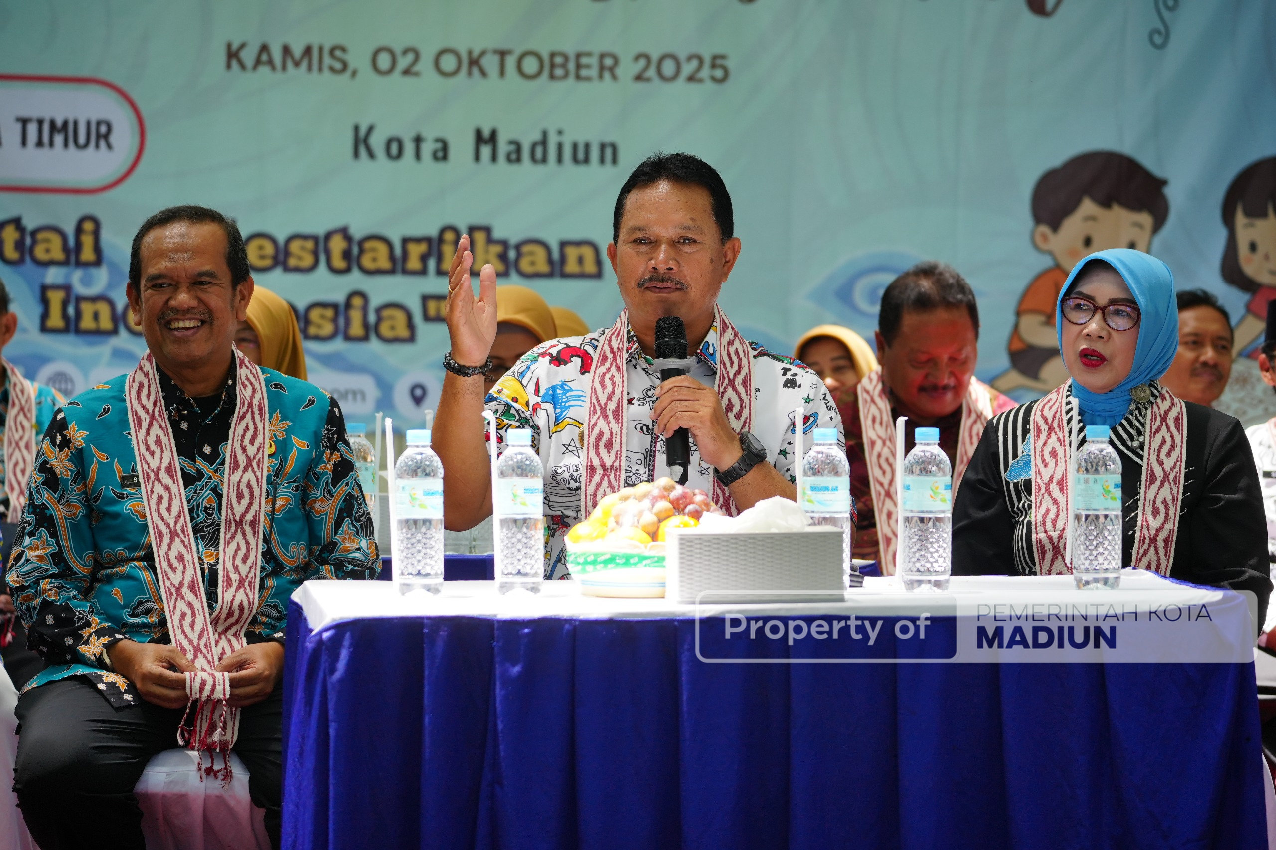 Ratusan Anak TK di Madiun Belajar Membatik, Wali Kota: Potensinya Luar Biasa