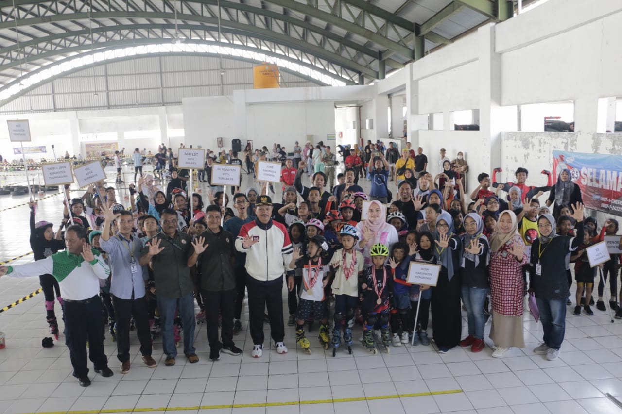 Buka Kejuaraan Sepatu Roda, Wali Kota Imbau Jaga Sportivitas