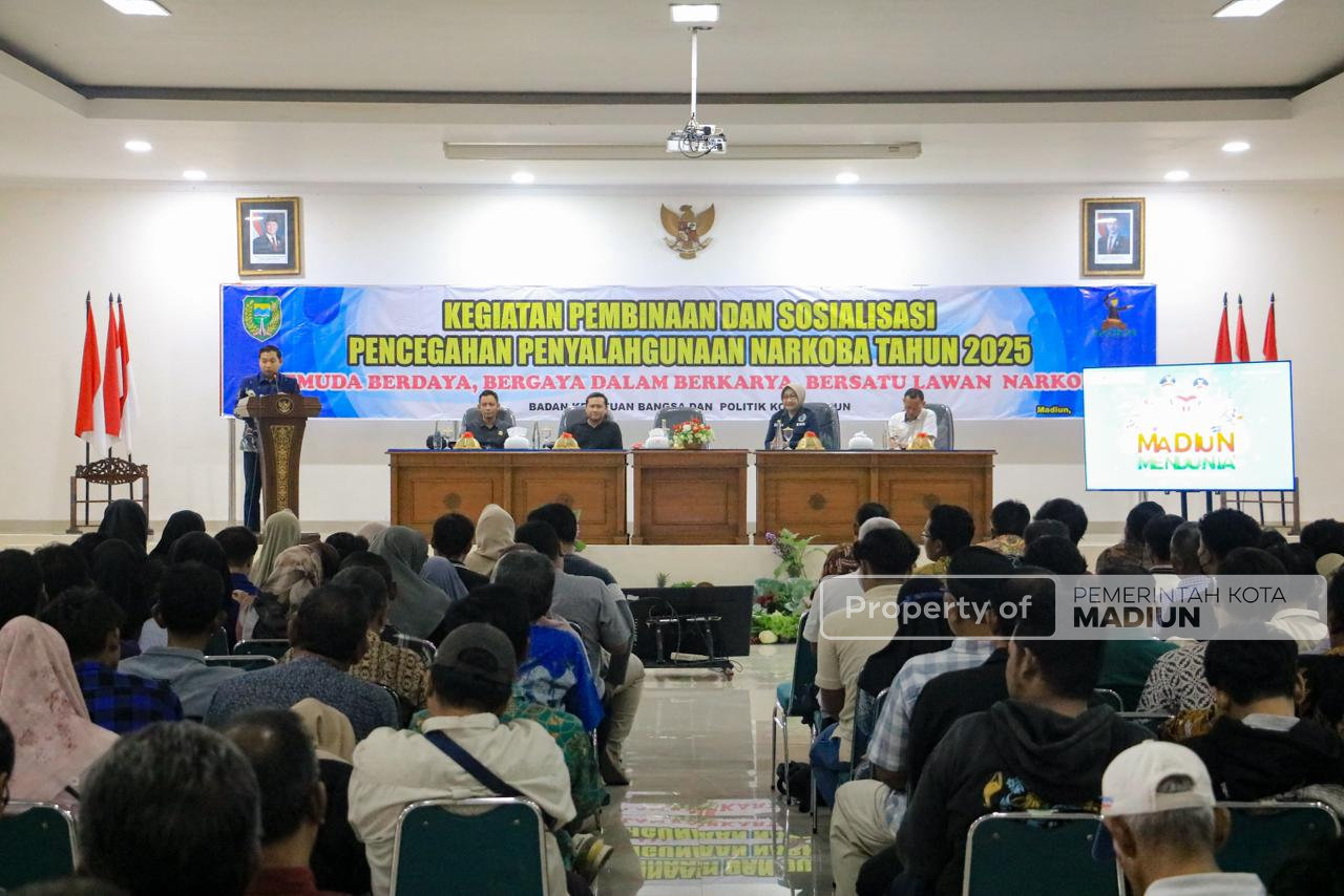 Hadiri Sosialisasi Pencegahan Penyalahgunaan Narkoba, Wawali Ajak Pemuda Perangi Narkoba