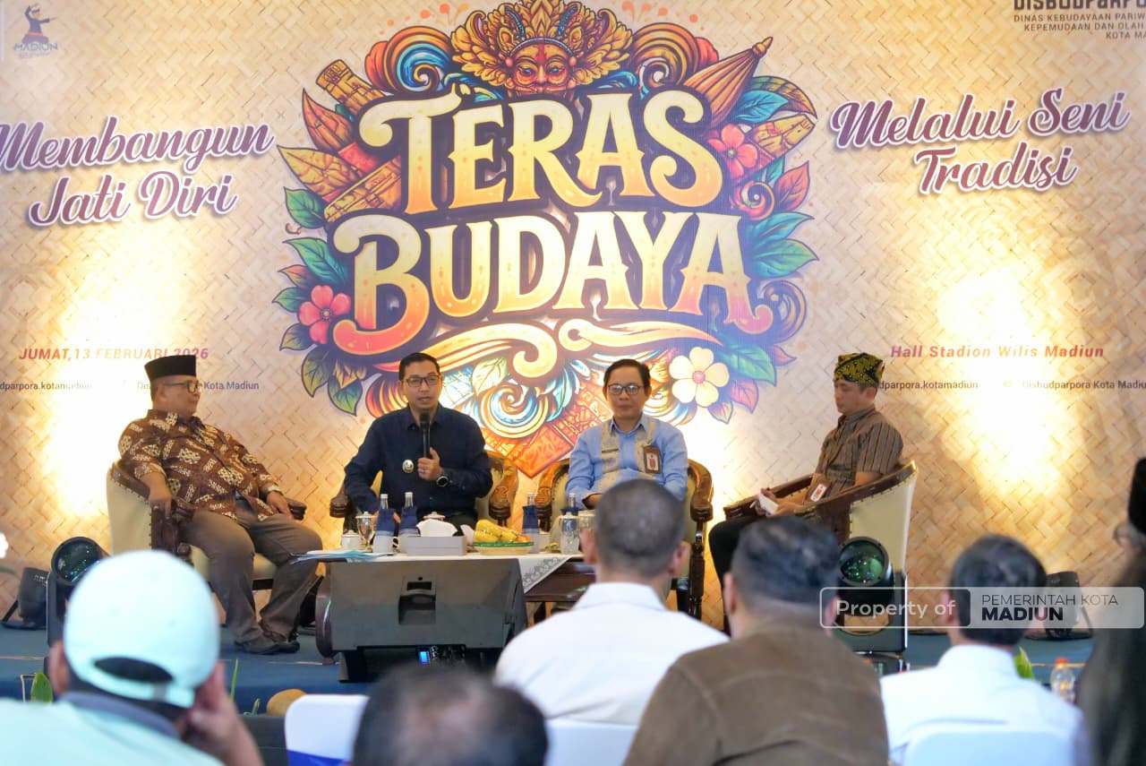 Perkuat Pondasi Seni Budaya, Plt Wali Kota Madiun Pimpin Sarasehan Budaya 2026