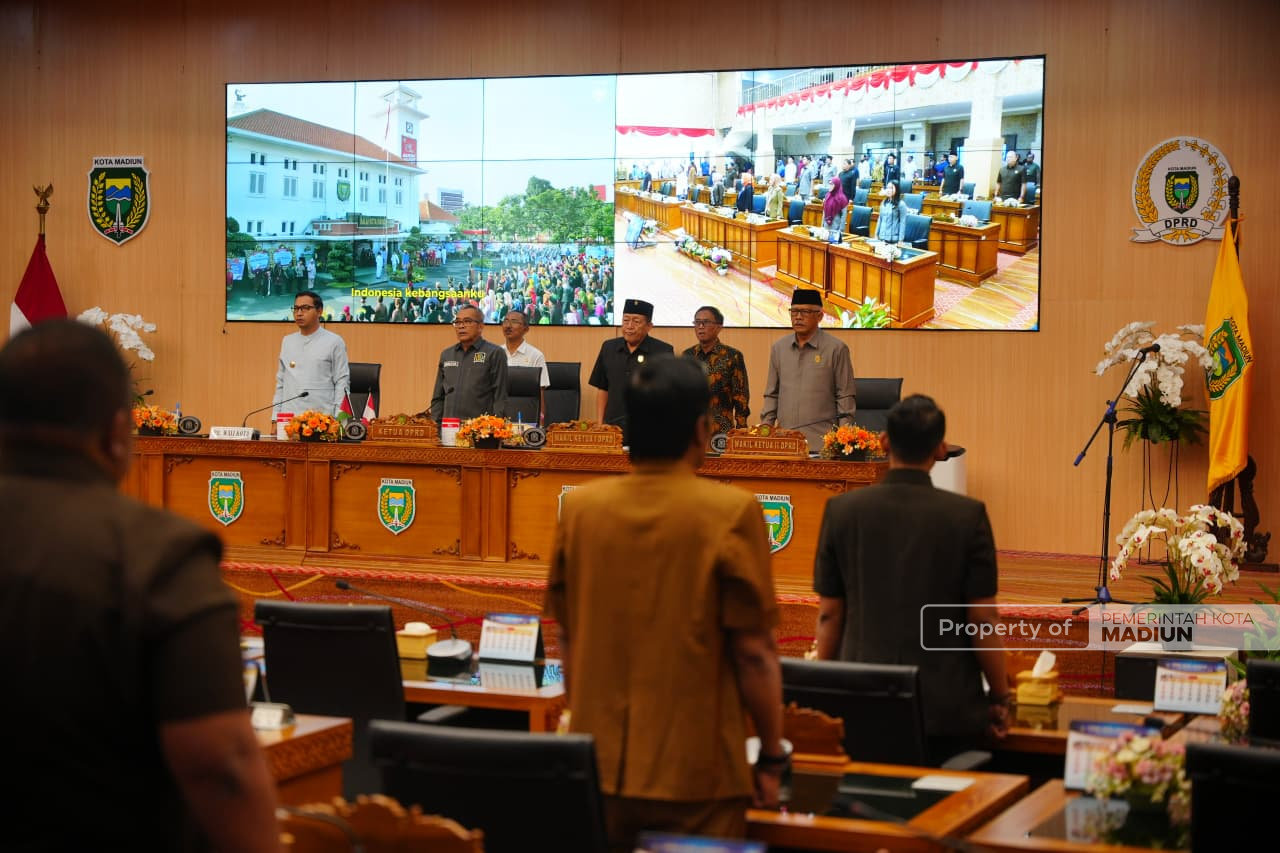 Gelar Rapat Paripurna, DPRD Kota Madiun Usulkan Tiga Raperda