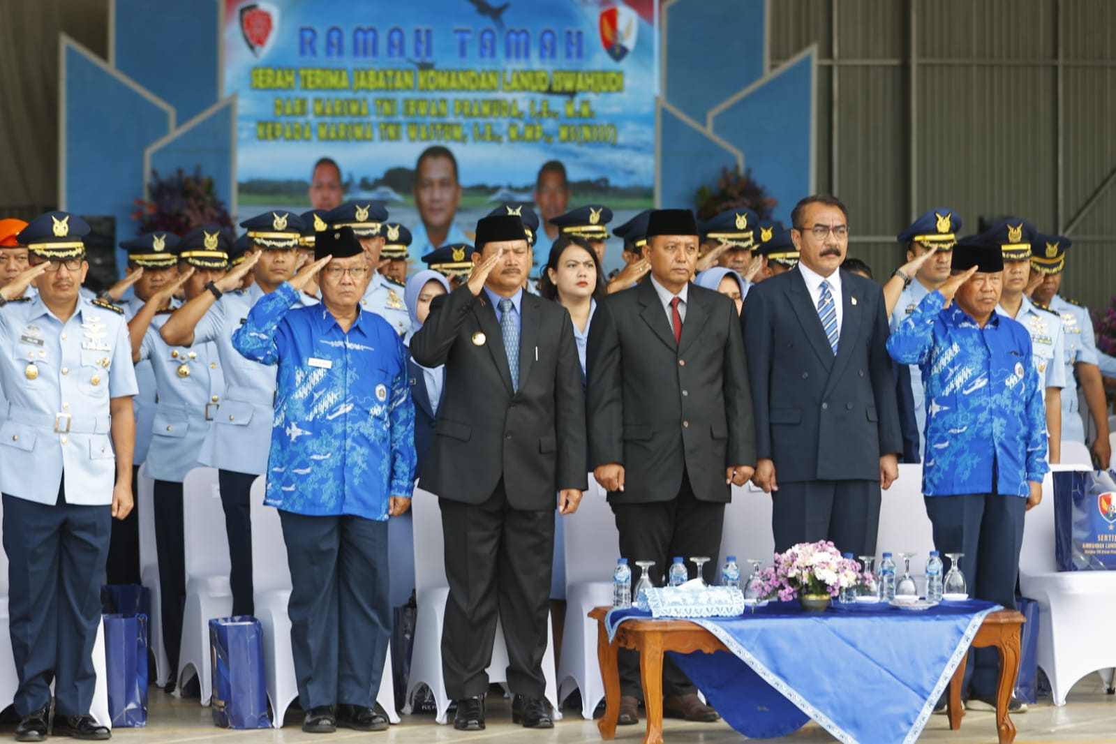 Hadiri Sertijab Danlanud, Wali Kota Harap Sinergi Semakin Kuat Untuk Jaga Kondusifitas Madiun Raya