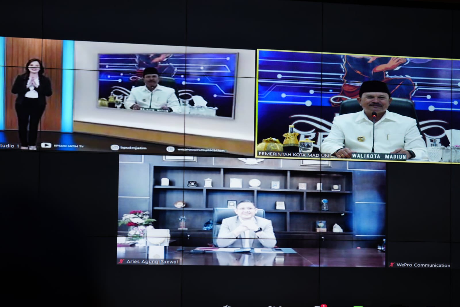 Narasumber BPSDM Jatim, Wali Kota Paparkan Program Pemkot Madiun Menghadapi Era BANI