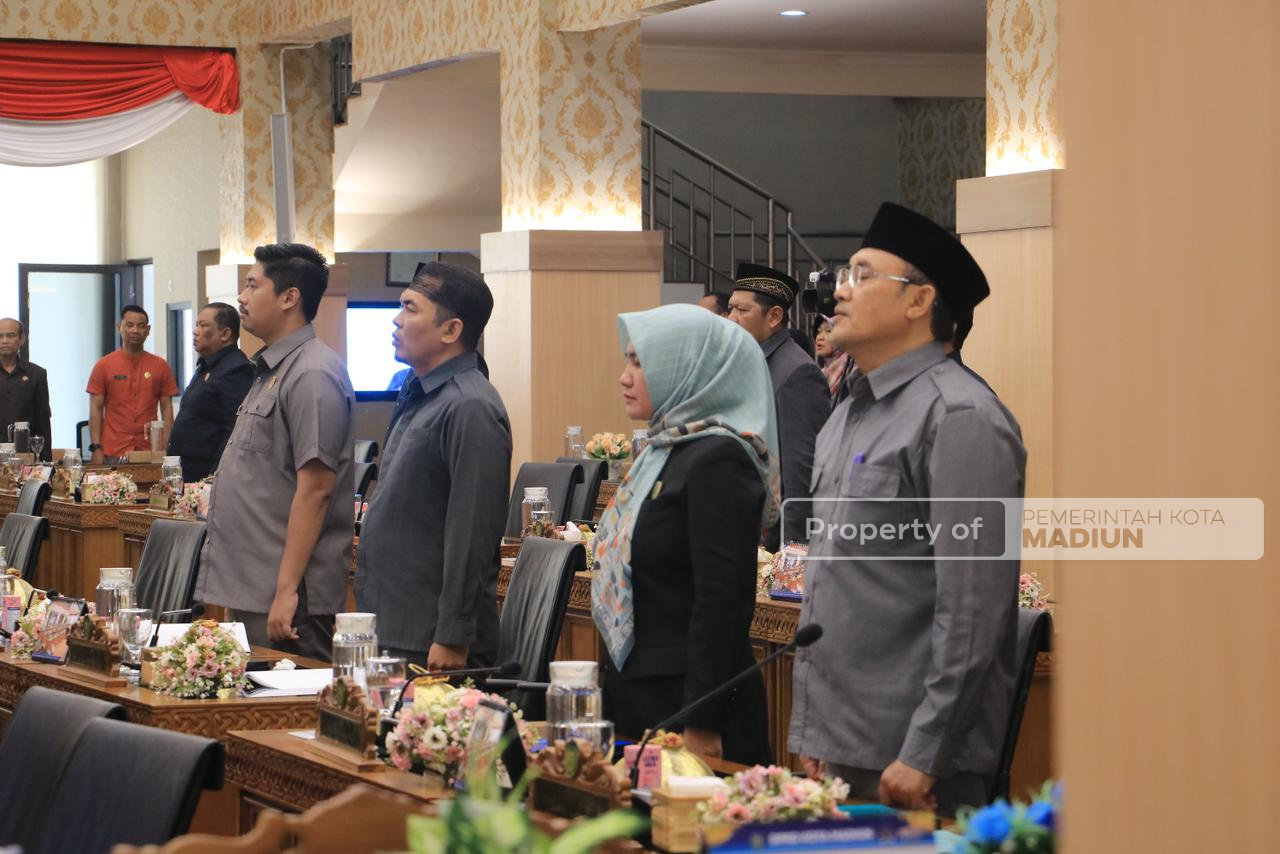 Pembahasan Raperda APBD 2026 Berlanjut, Fraksi-Fraksi DPRD Kota Madiun Sampaikan PU Dalam Paripurna