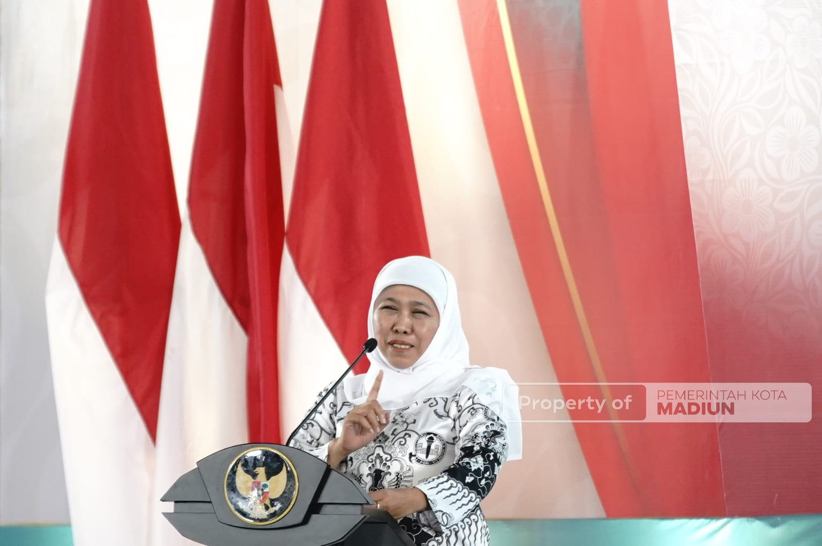Pemkot Madiun Hadiri Penyerahan Sertipikat Tanah Wakaf dan Tempat Ibadah Se-Jawa Timur