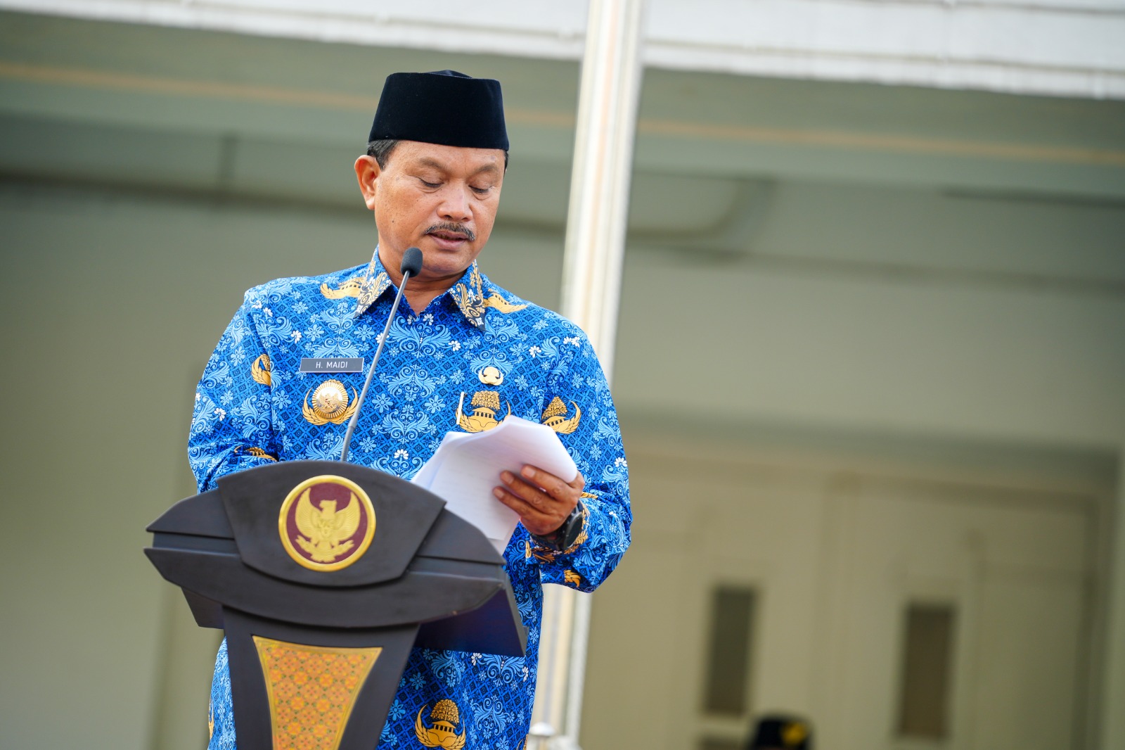 Pimpin Upacara Harlah Pancasila, Wali Kota Ajak Masyarakat Tingkatkan Gotong Royong