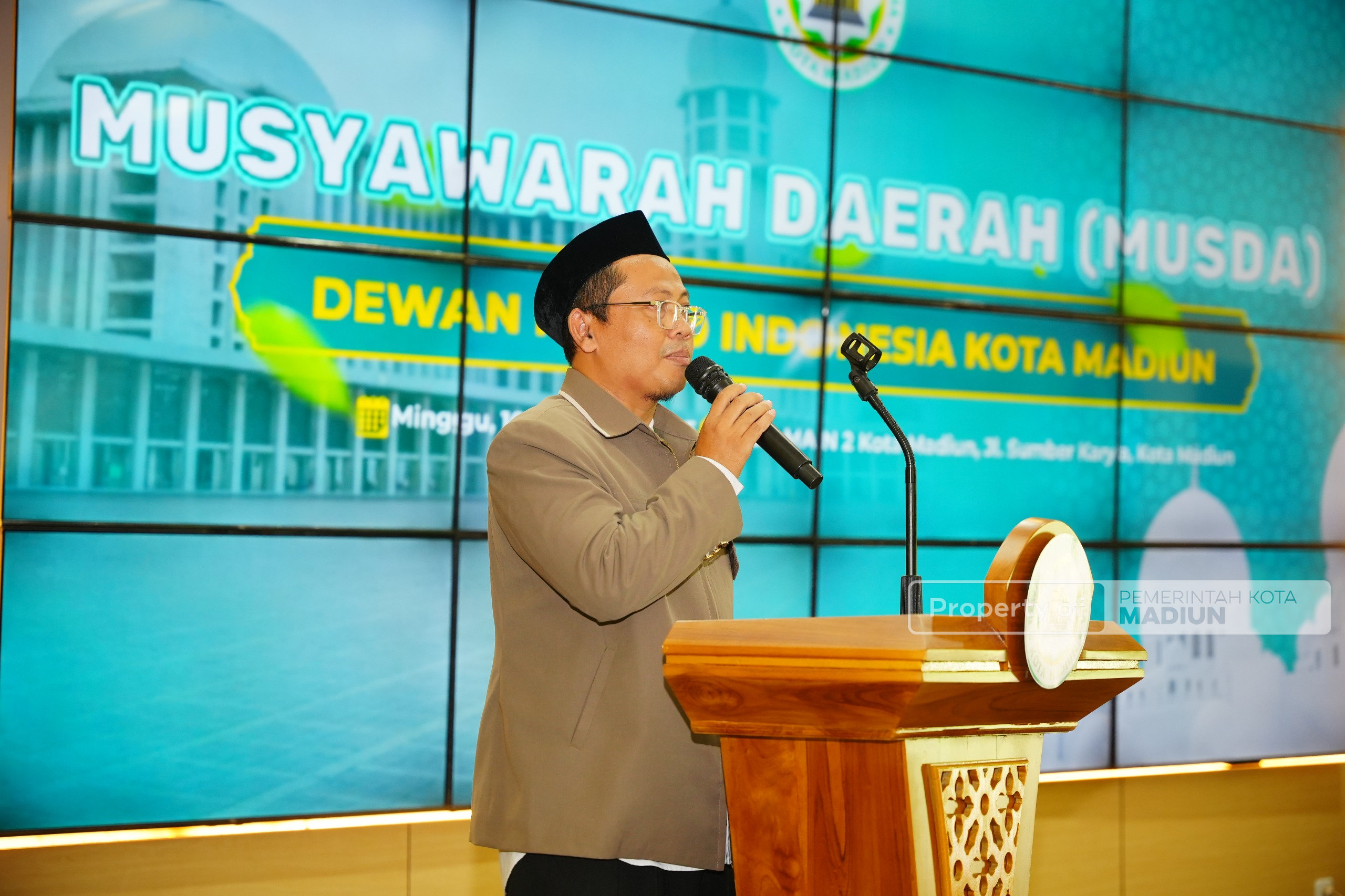 Buka Musda PD DMI, Wali Kota Madiun Tekankan Peran Masjid dalam Penguatan Moral Masyarakat