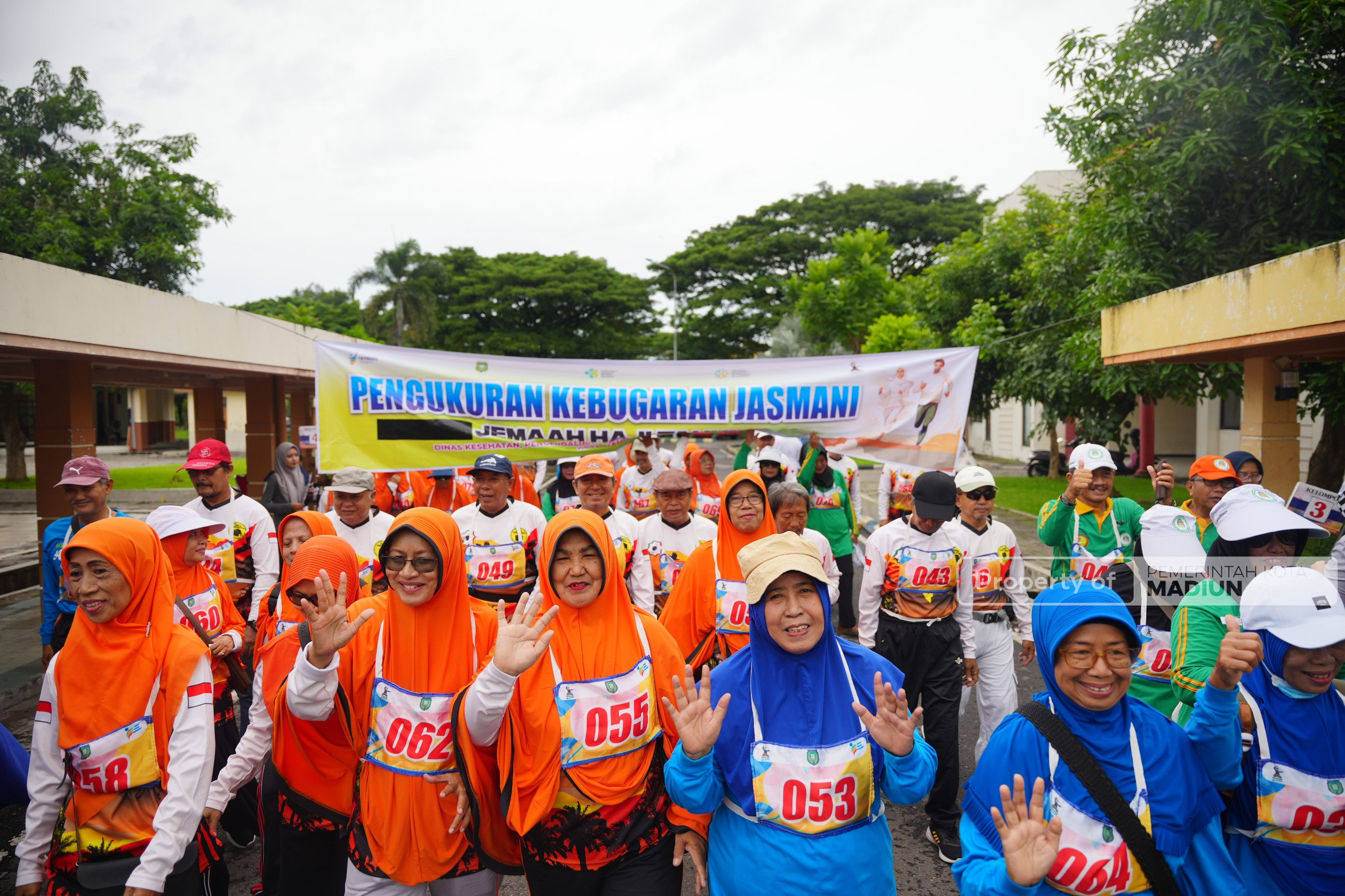 Pastikan Kebugaran CJH, Pemkot Madiun Gelar Rockport Test Jelang Keberangkatan Haji