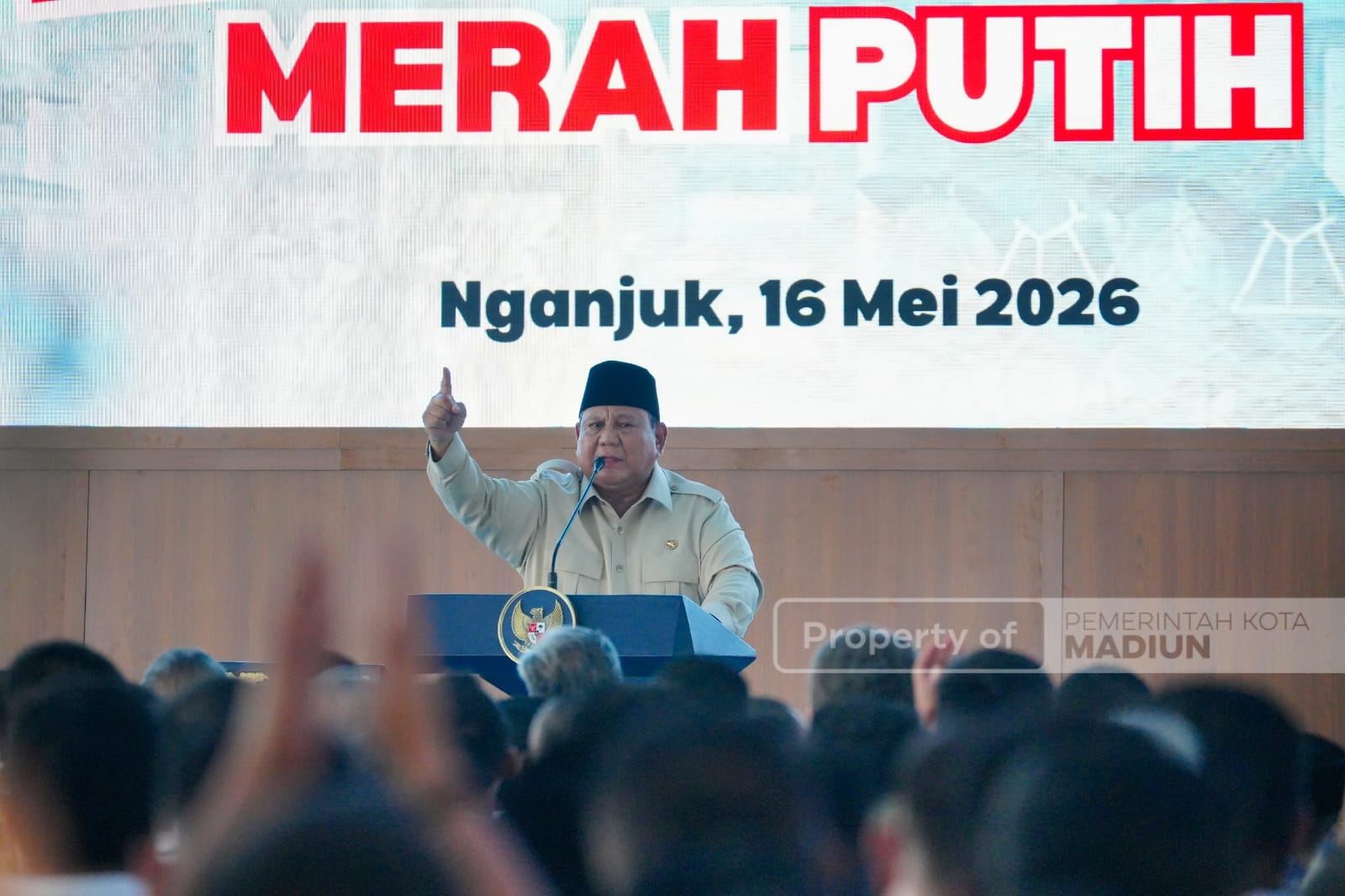 Plt Wali Kota Madiun Hadiri Peresmian 1.061 KDKMP Nasional di Nganjuk