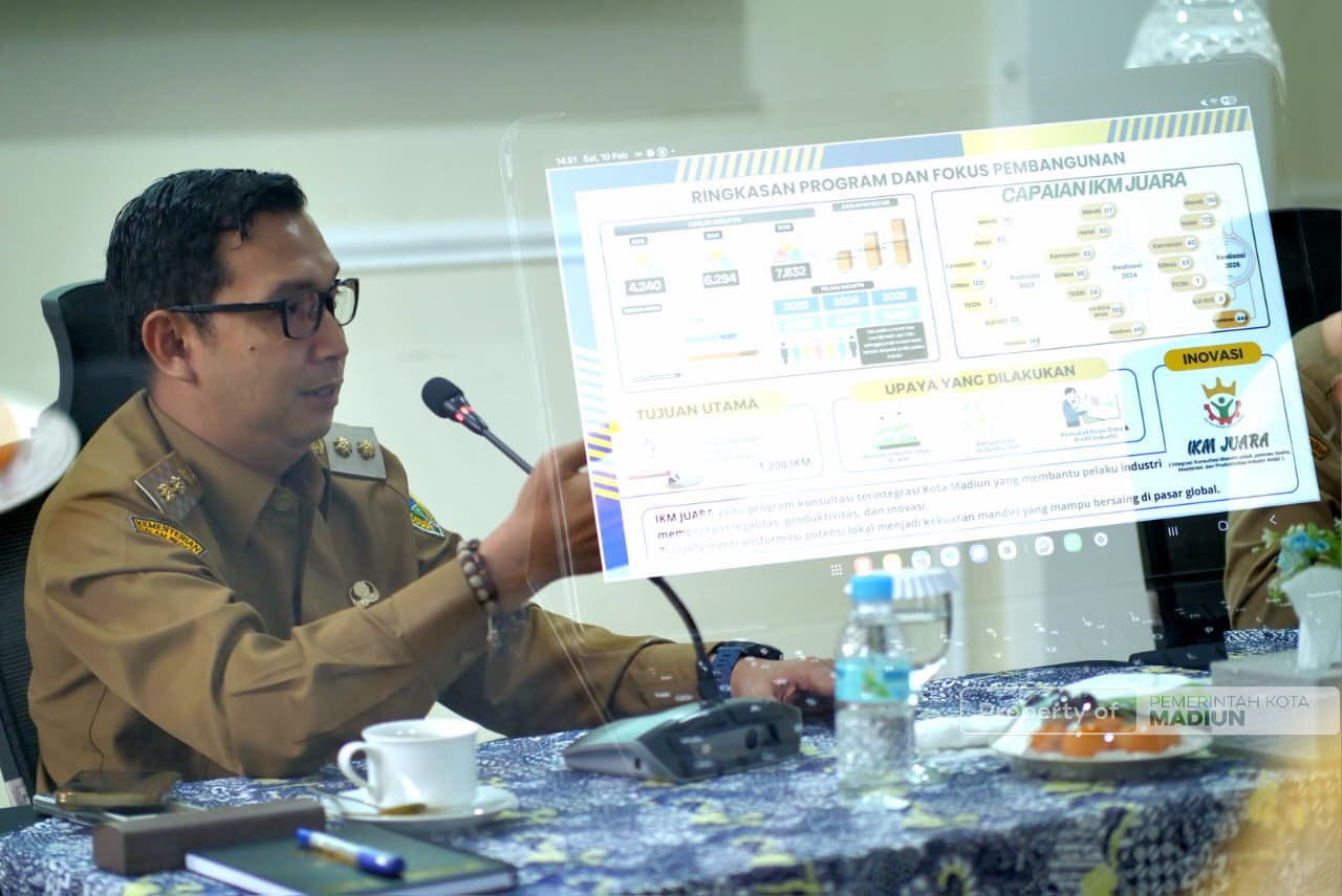 Gelar Audiensi dengan Disnaker KUKM, Plt Wali Kota Madiun Bahas Penguatan Pembangunan Adaptif