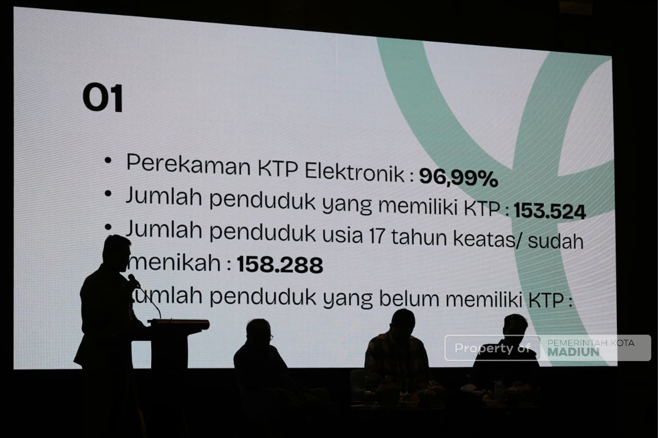 Evaluasi Kinerja dan Strategi Pelayanan, Wali Kota Madiun Dorong Keakuratan Data Kependudukan