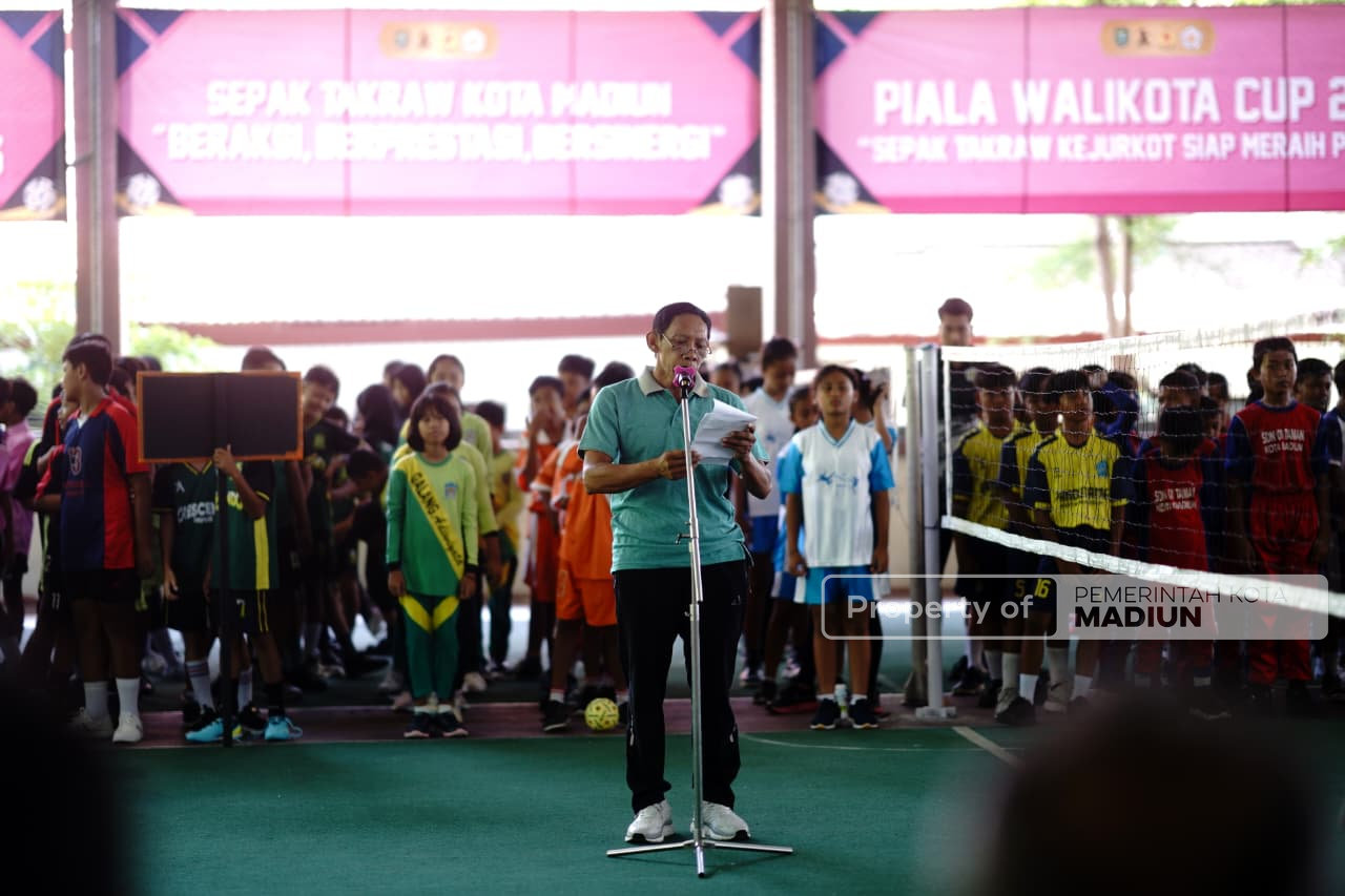 Kejurkot Sepak Takraw Resmi Dibuka, Wawali Tekankan Pembentukan Karakter Atlet Muda