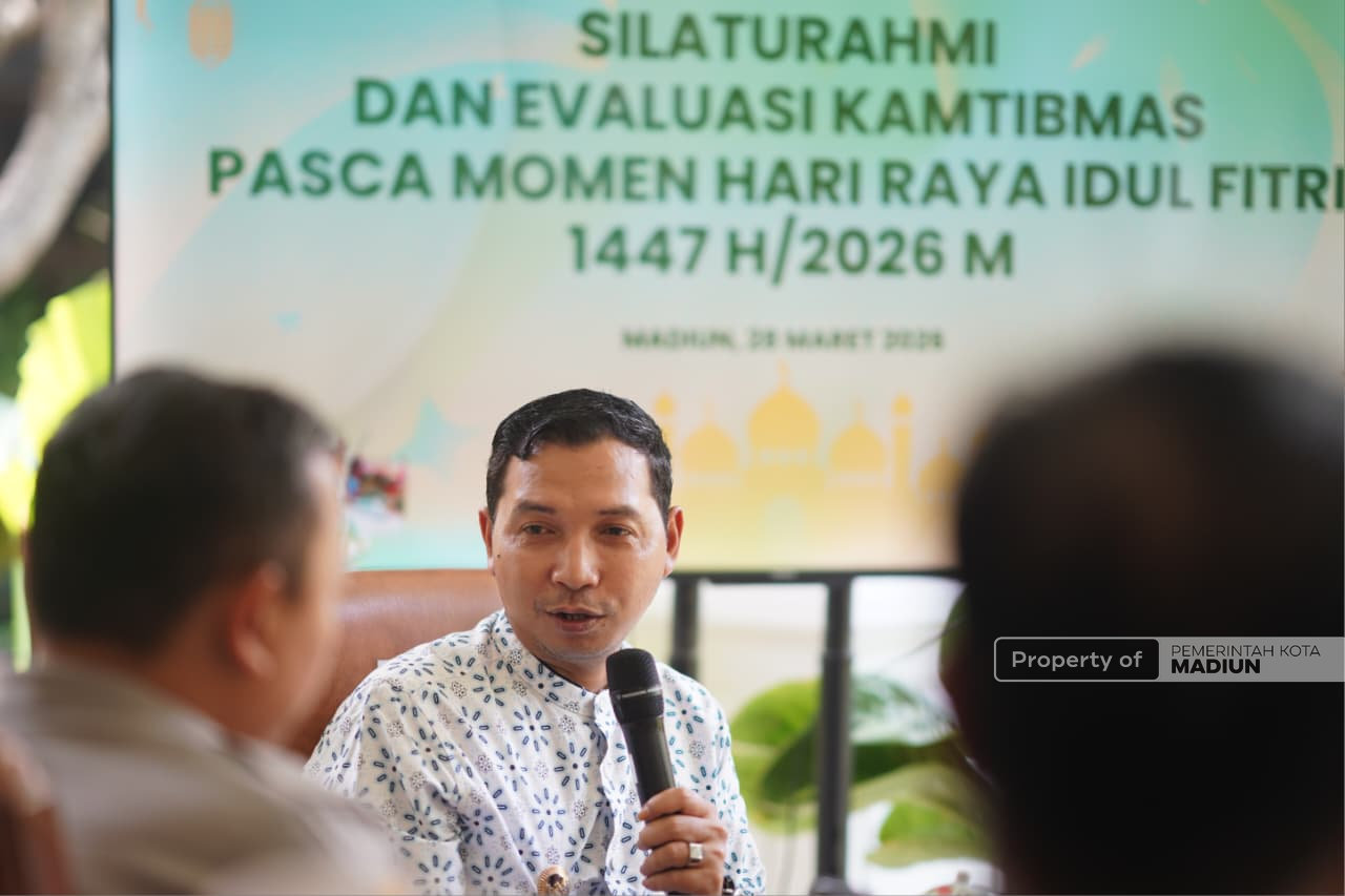 Gelar Evaluasi Kamtibmas Pasca Lebaran, Kota Madiun Dinilai Sangat Kondusif