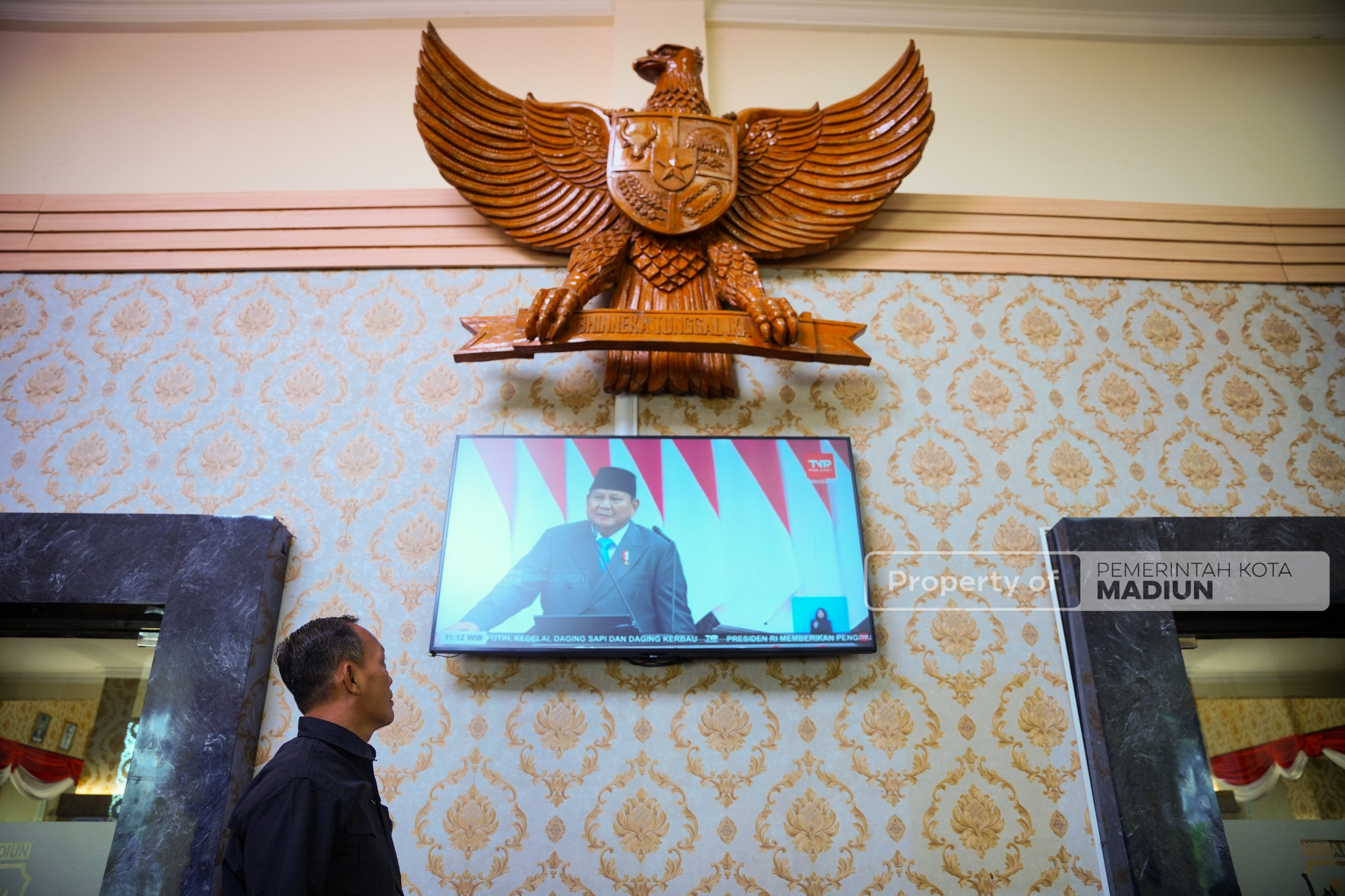 Dengarkan Pidato Kenegaraan Presiden, Pemkot Madiun Tegaskan Komitmen Selaraskan Program Nasional