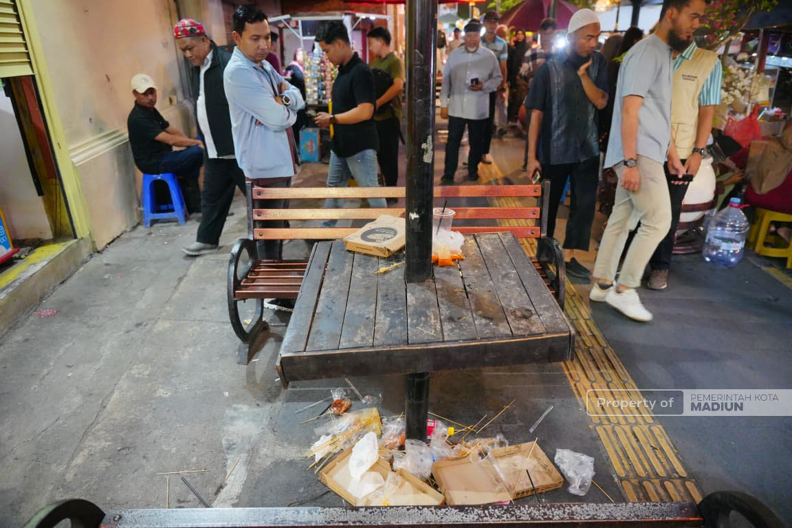 Sidak PSC, Plt Wali Kota Madiun Tegaskan UMKM Wajib Kelola Sampah