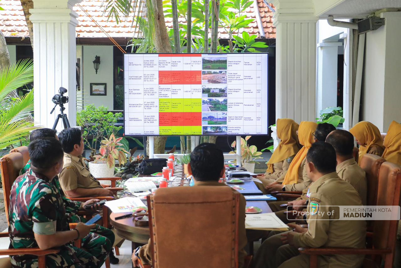 Perkuat Kolaborasi, Pemkot Madiun dan Kodim 0803 Matangkan Titik Lokasi Strategis KKMP