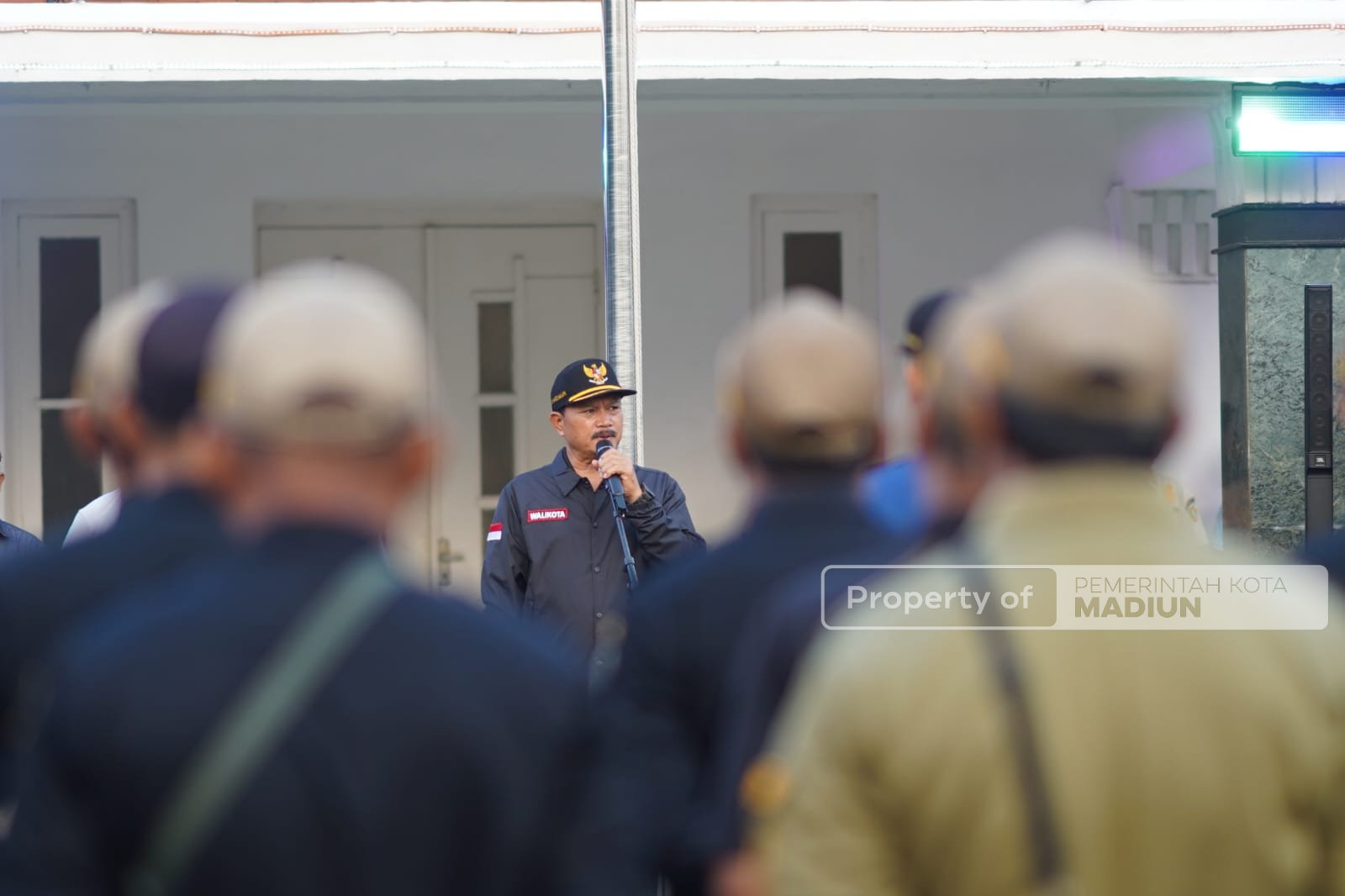Gelar Apel Pengamanan, Wali Kota Madiun Imbau Personel Jaga Kondusivitas
