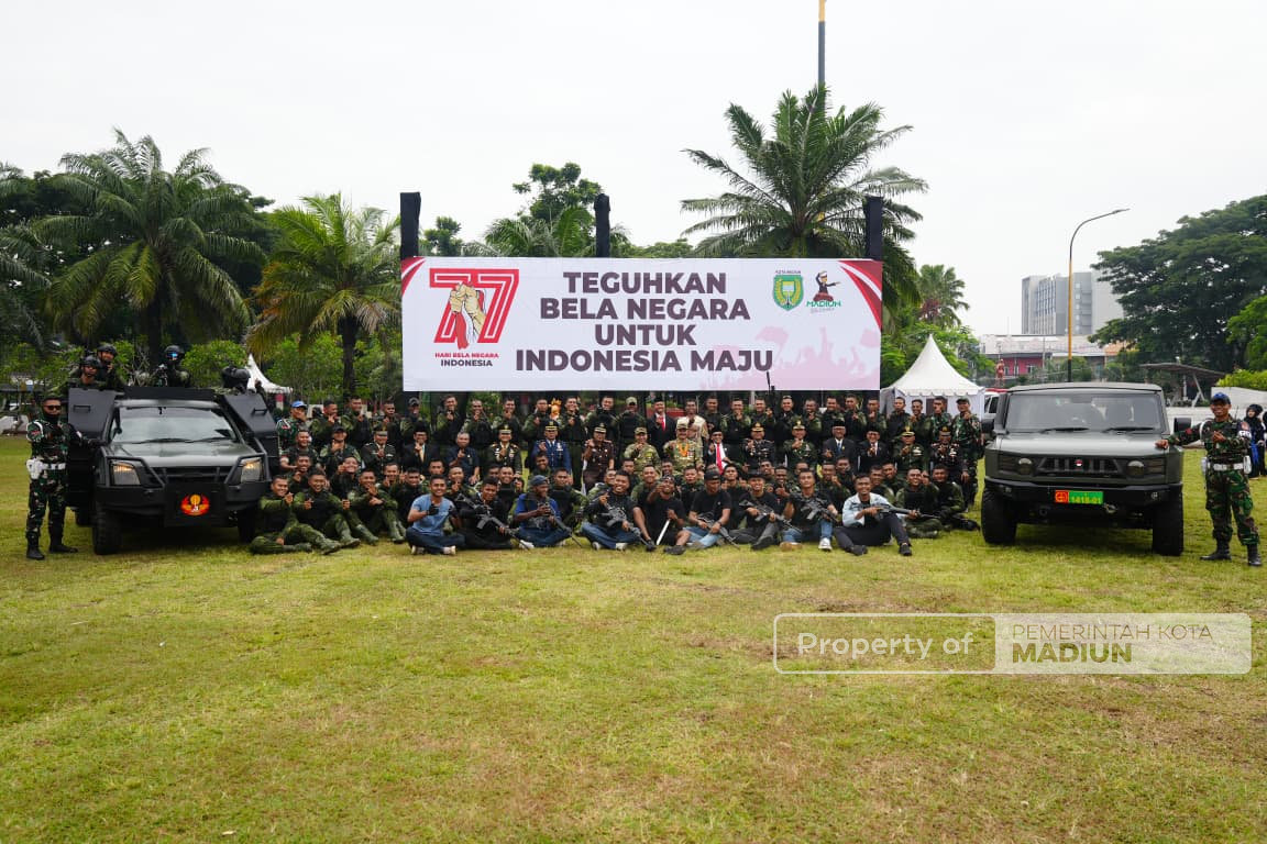 Upacara Hari Bela Negara ke-77, Wali Kota Madiun Ajak Masyarakat Perkokoh Ketahanan Sosial