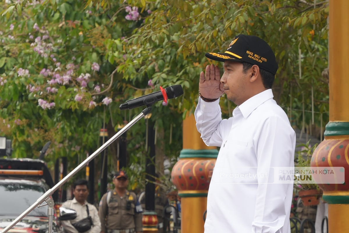 Apel Satgas Tahun Baru 2026, Wawali Ajak Wujudkan ‘Madiun Berkilau’ yang Nyaman dan Aman