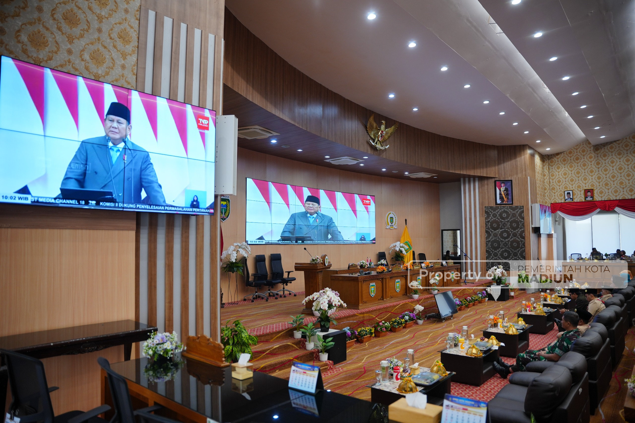 Dengarkan Pidato Kenegaraan Presiden, Pemkot Madiun Tegaskan Komitmen Selaraskan Program Nasional