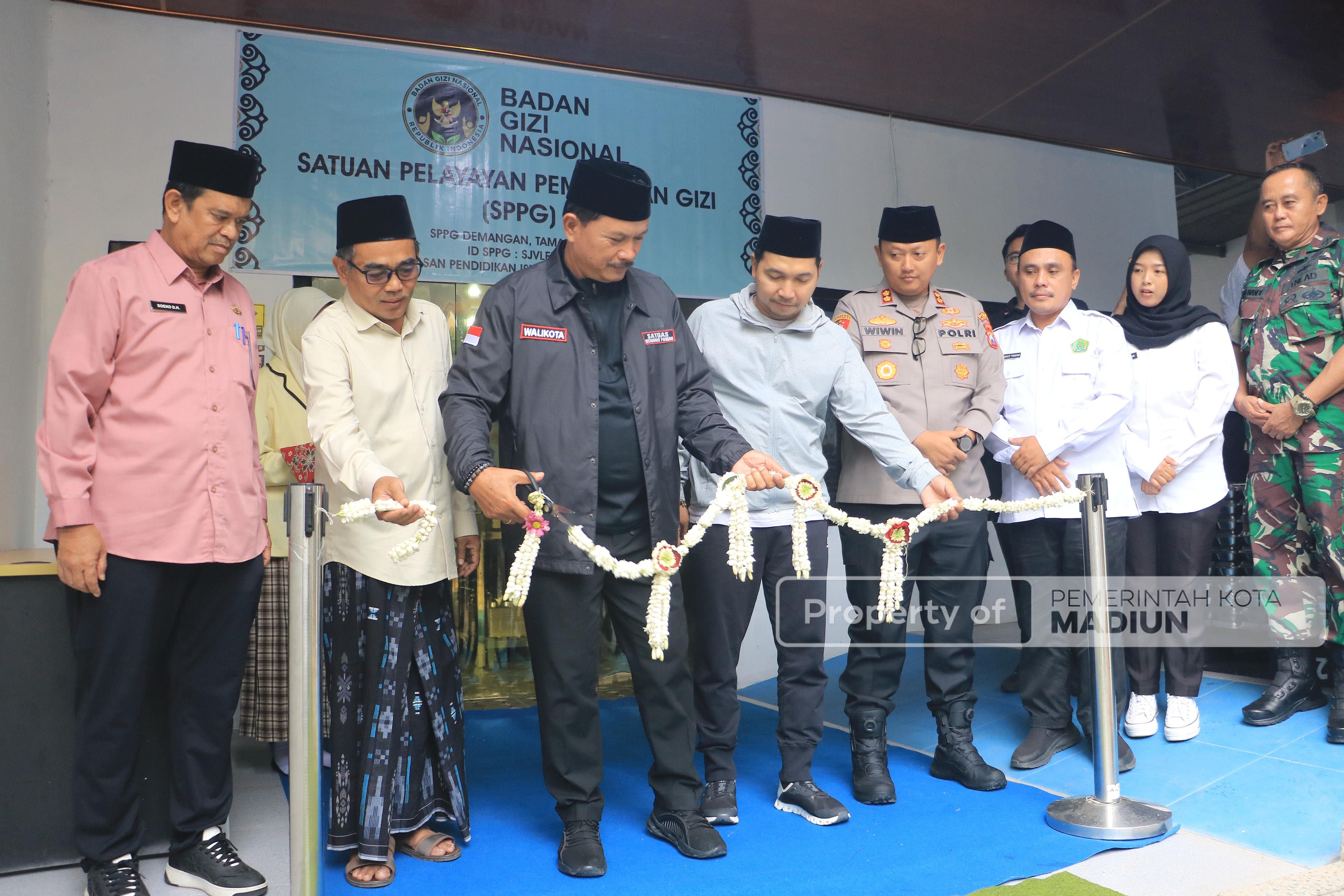 Gowes Pagi, Wali Kota Madiun Juga Resmikan SPPG Lagi