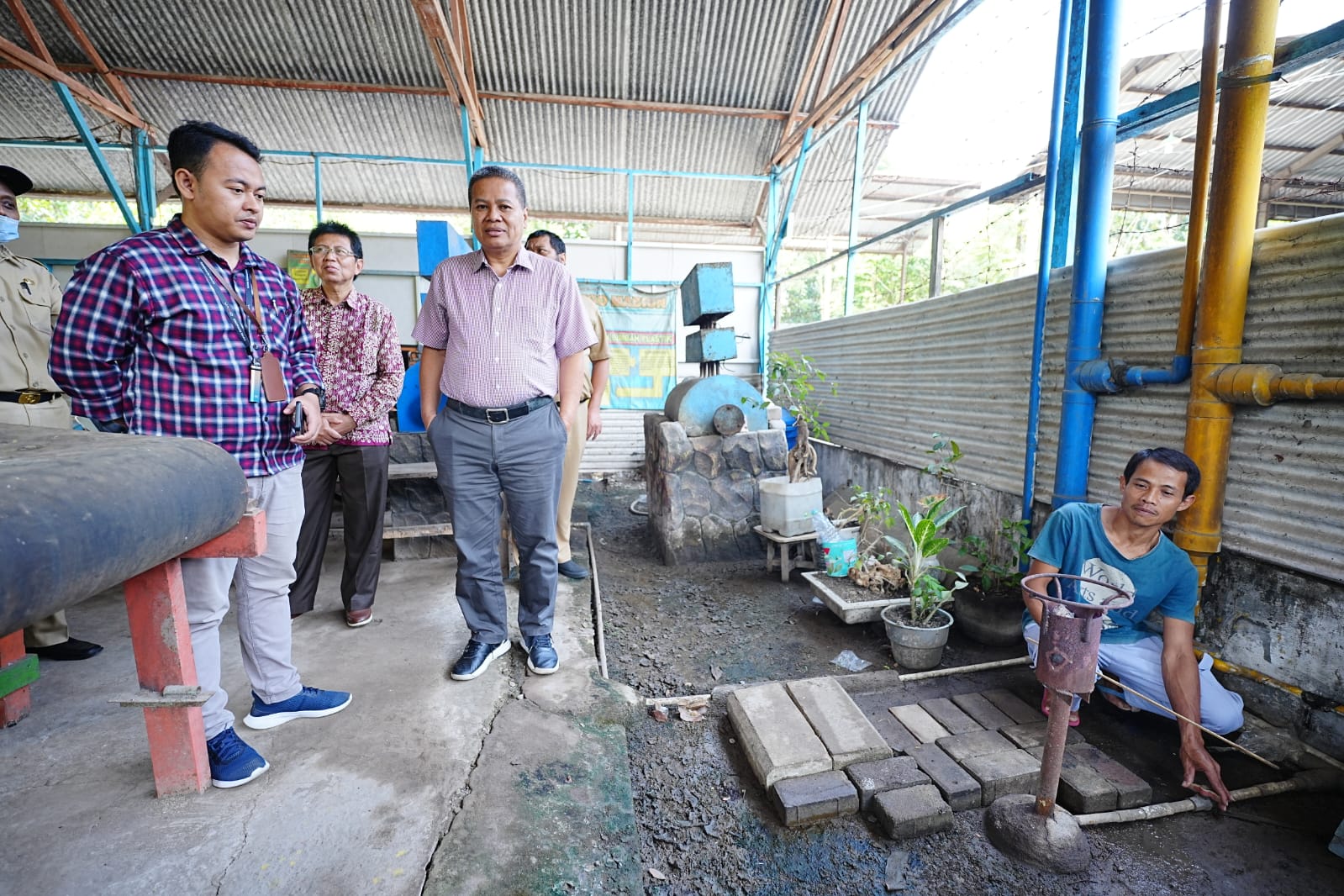 Assessment Dengan Tim UT Berakhir, Tim Juga Tinjau Pengelolaan Gas Metan di TPA