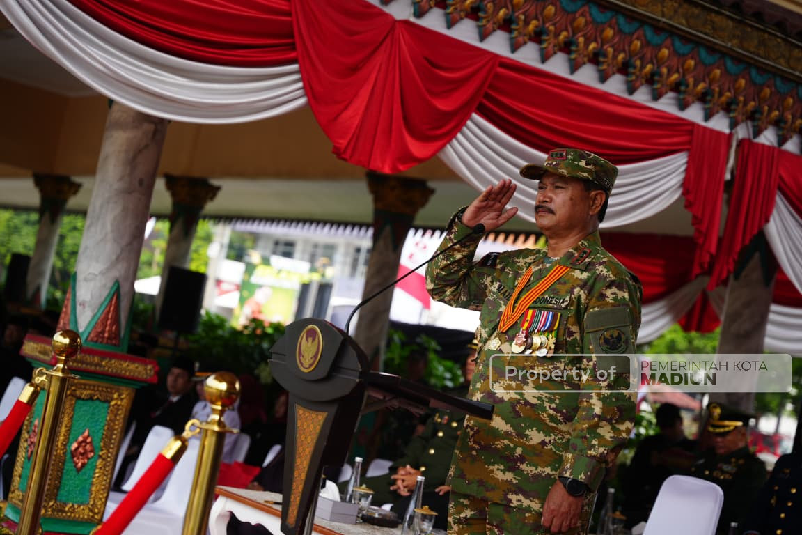 Upacara Hari Bela Negara ke-77, Wali Kota Madiun Ajak Masyarakat Perkokoh Ketahanan Sosial