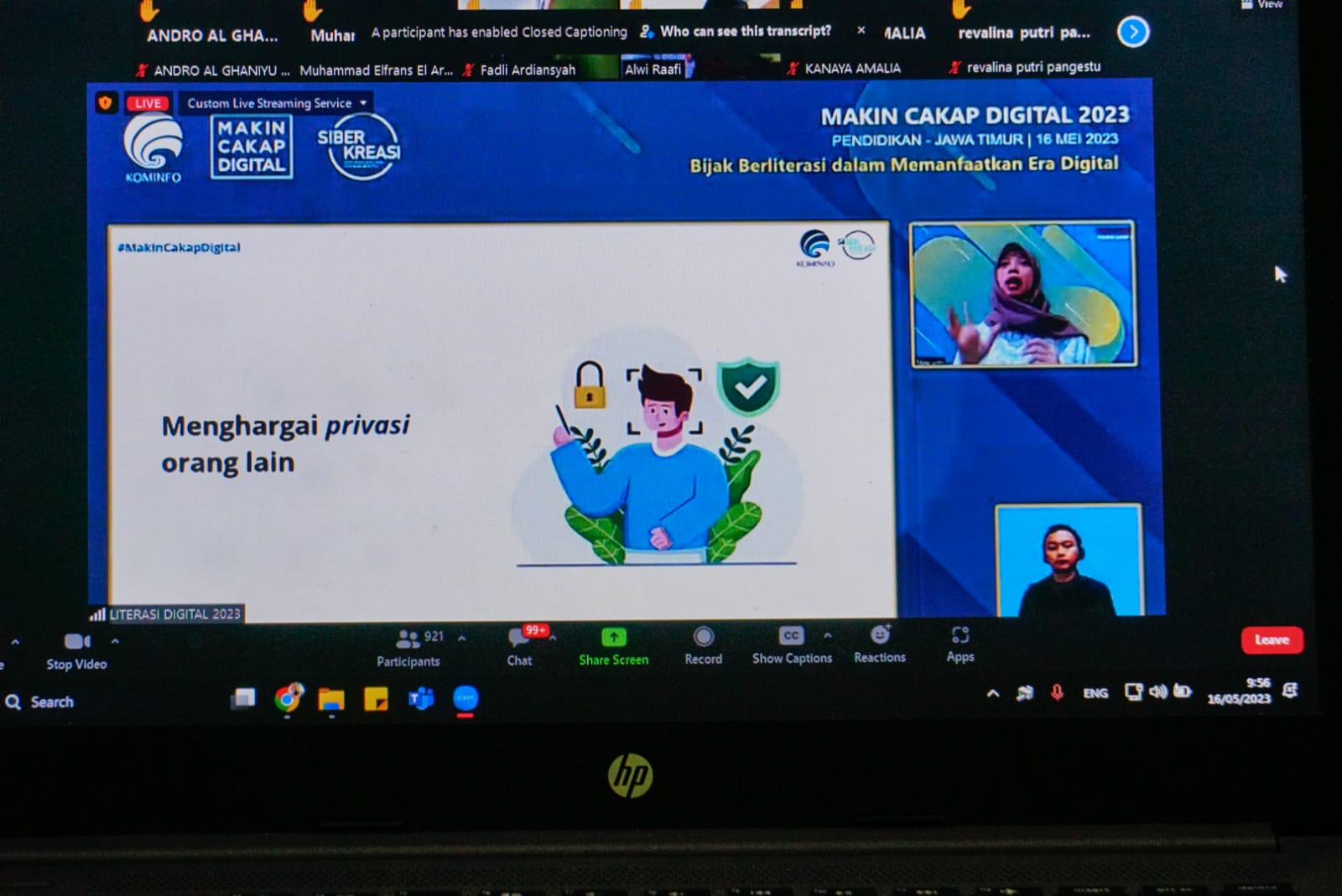Jadi Keynote Speech Literasi Digital, Wali Kota Tak Ingin Pelajar Jadi Korban Perubahan