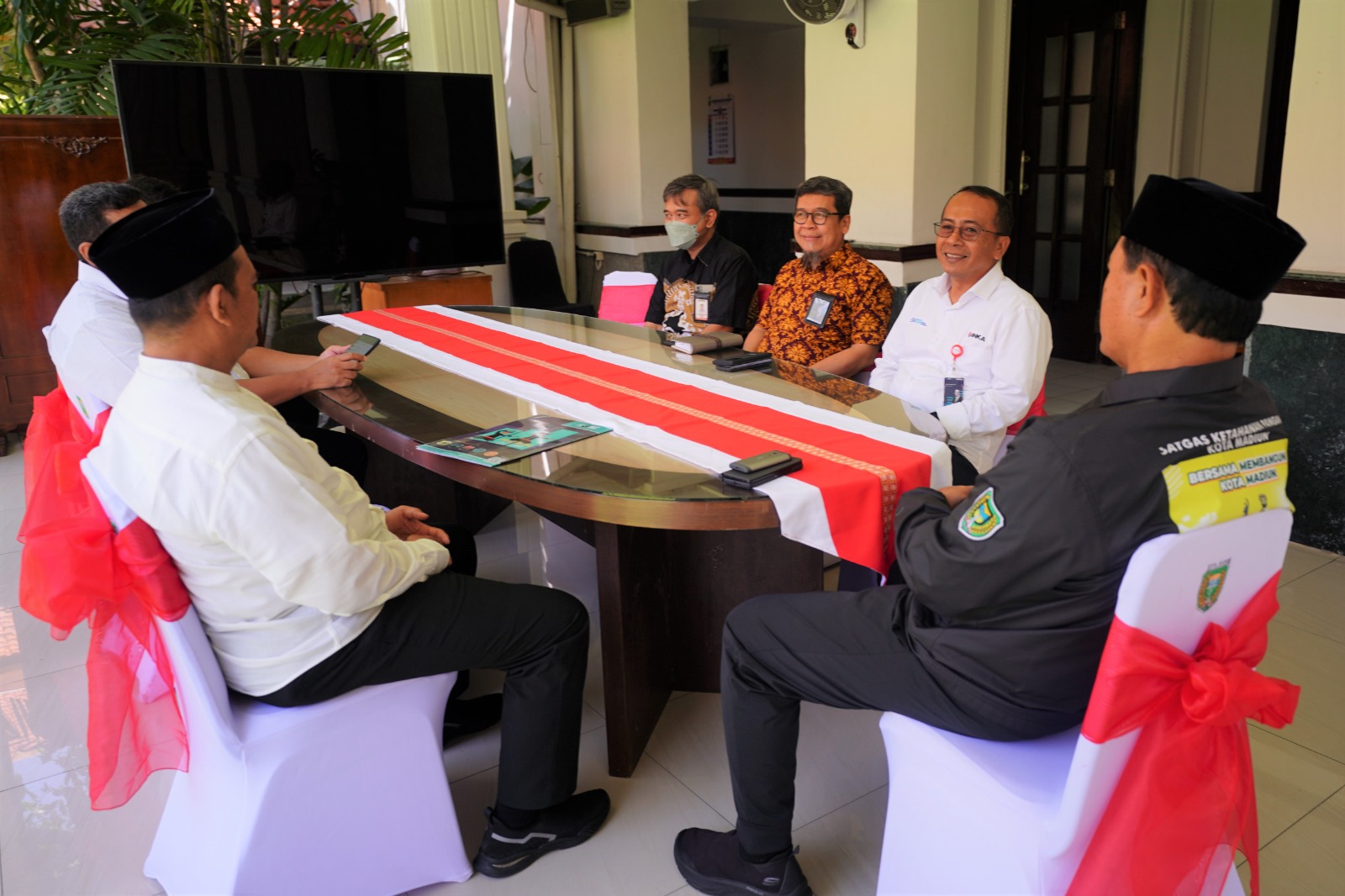 Audiensi Bersama Dua Instansi, Wali Kota Maidi Harapkan Saling Bersinergi
