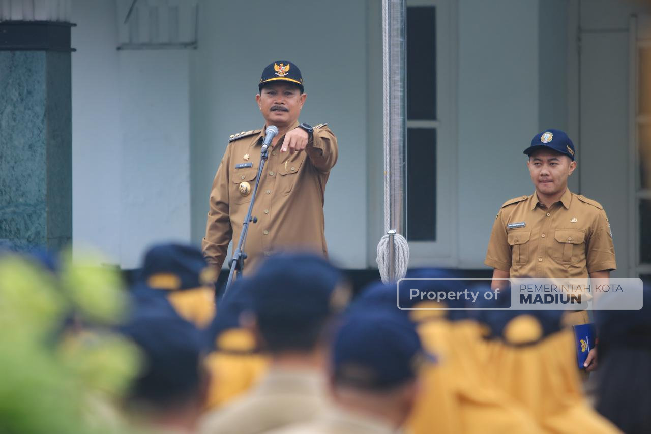 Pimpin Apel Perdana 2026, Wali Kota Maidi Tekankan Kedisiplinan ASN