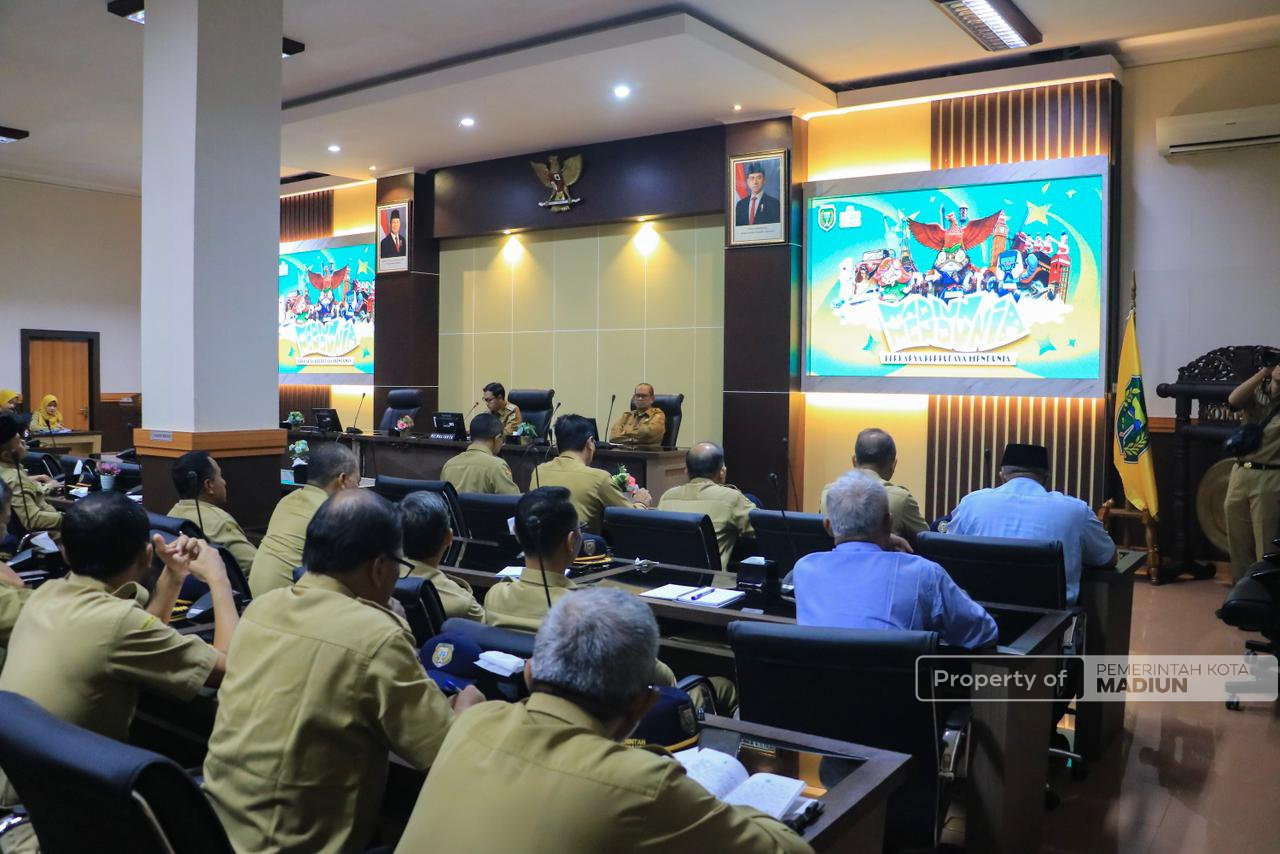 Optimalkan Jalannya Pembangunan Kota, Plt Wali Kota Pimpin Evaluasi Secara Berkala
