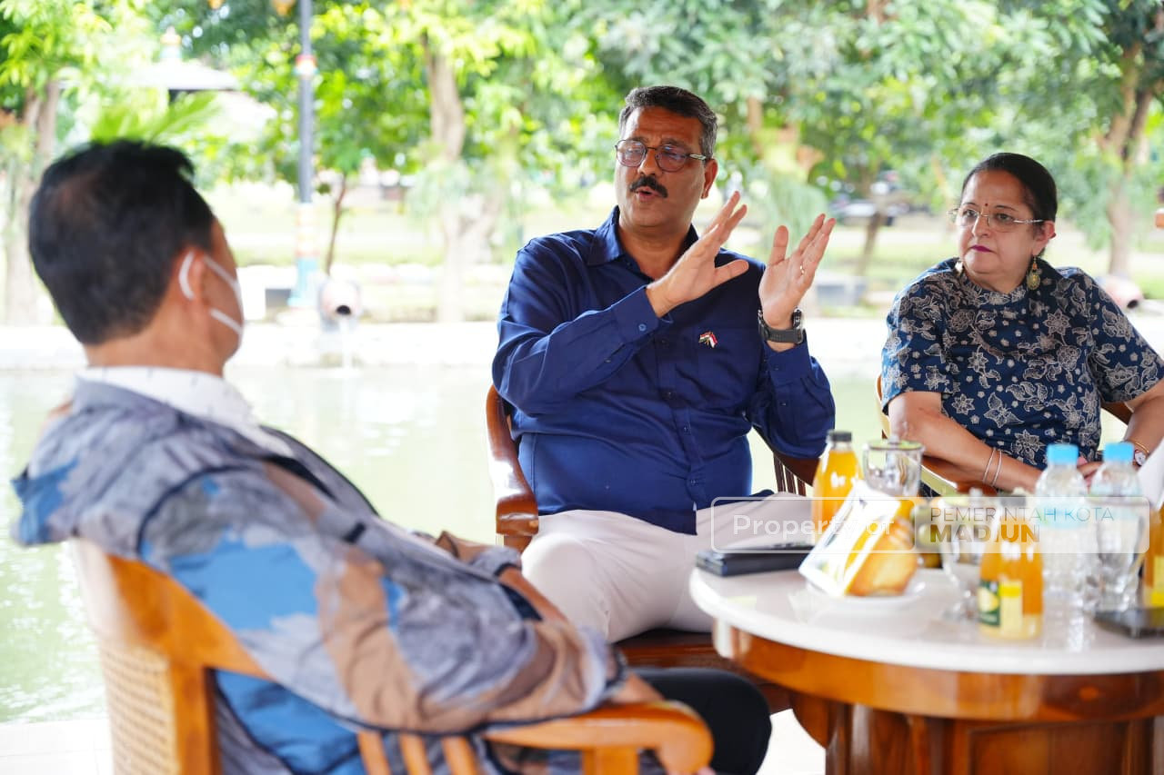 Wali Kota Madiun Terima Konsul Kehormatan India, Jajaki Kerja Sama Eco Valley Projek Ngrowo Bening