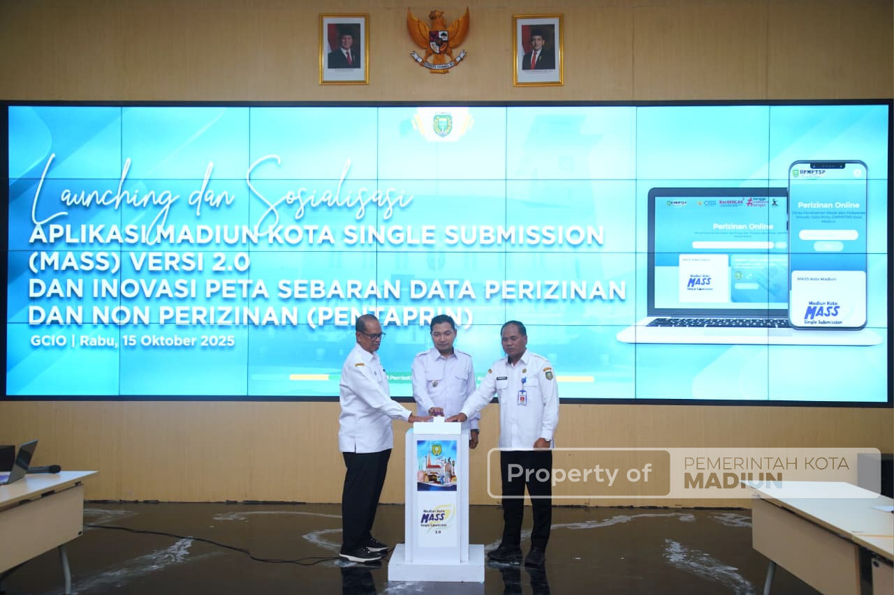 Launching Aplikasi MASS 2.0 dan PENTAPPRIN, Wawali: Urusan Izin Usaha Makin Mudah dan Simpel