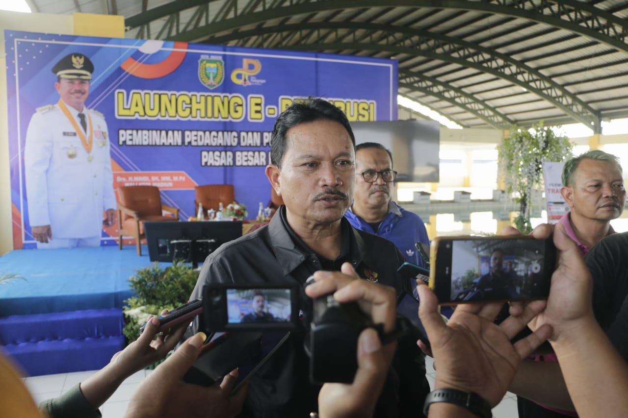 Launching E-Retribusi Bagi Pedagang di PBM, Wali Kota Harap Tak Ada Kebocoran Retribusi