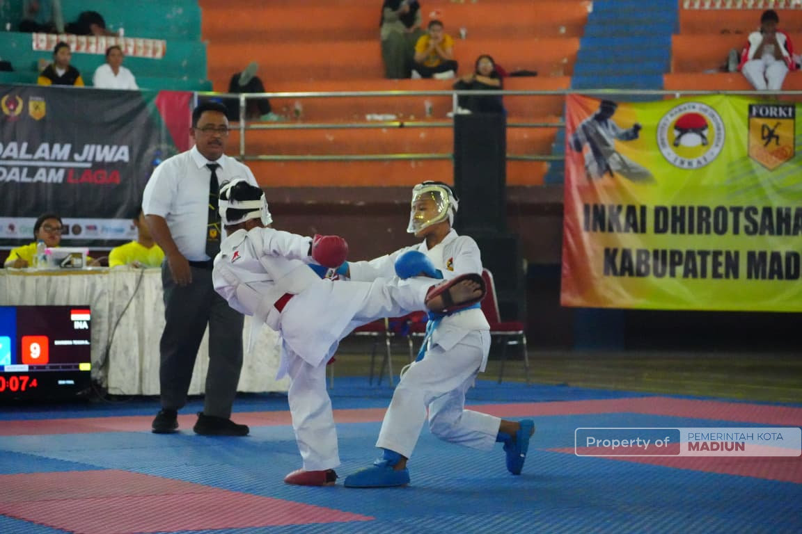 Buka Madiun Open Karate Championship 2026, Plt Wali Kota Berharap Turnamen Cetak Atlet Berprestasi