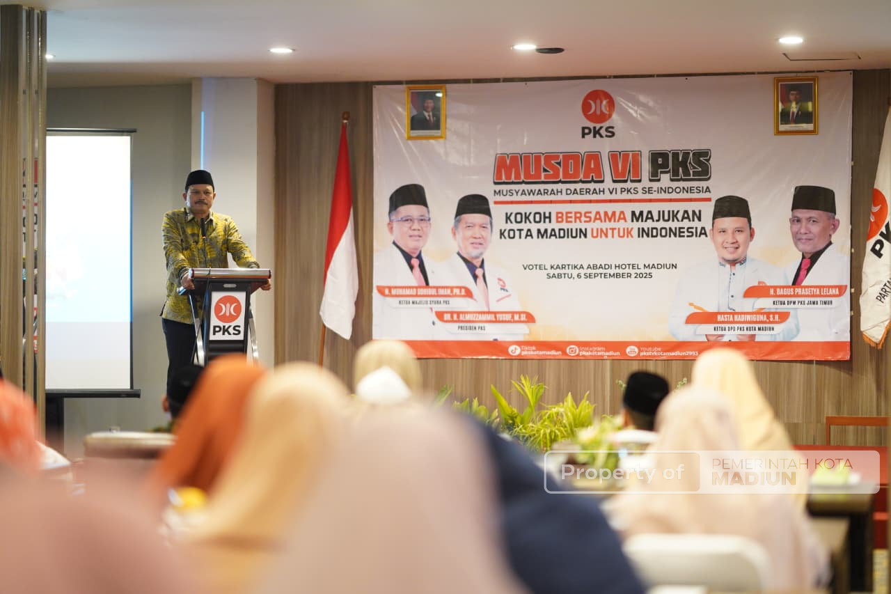 Hadiri Musda VI PKS, Wali Kota Madiun Tekankan Kolaborasi untuk Pembangunan Kota