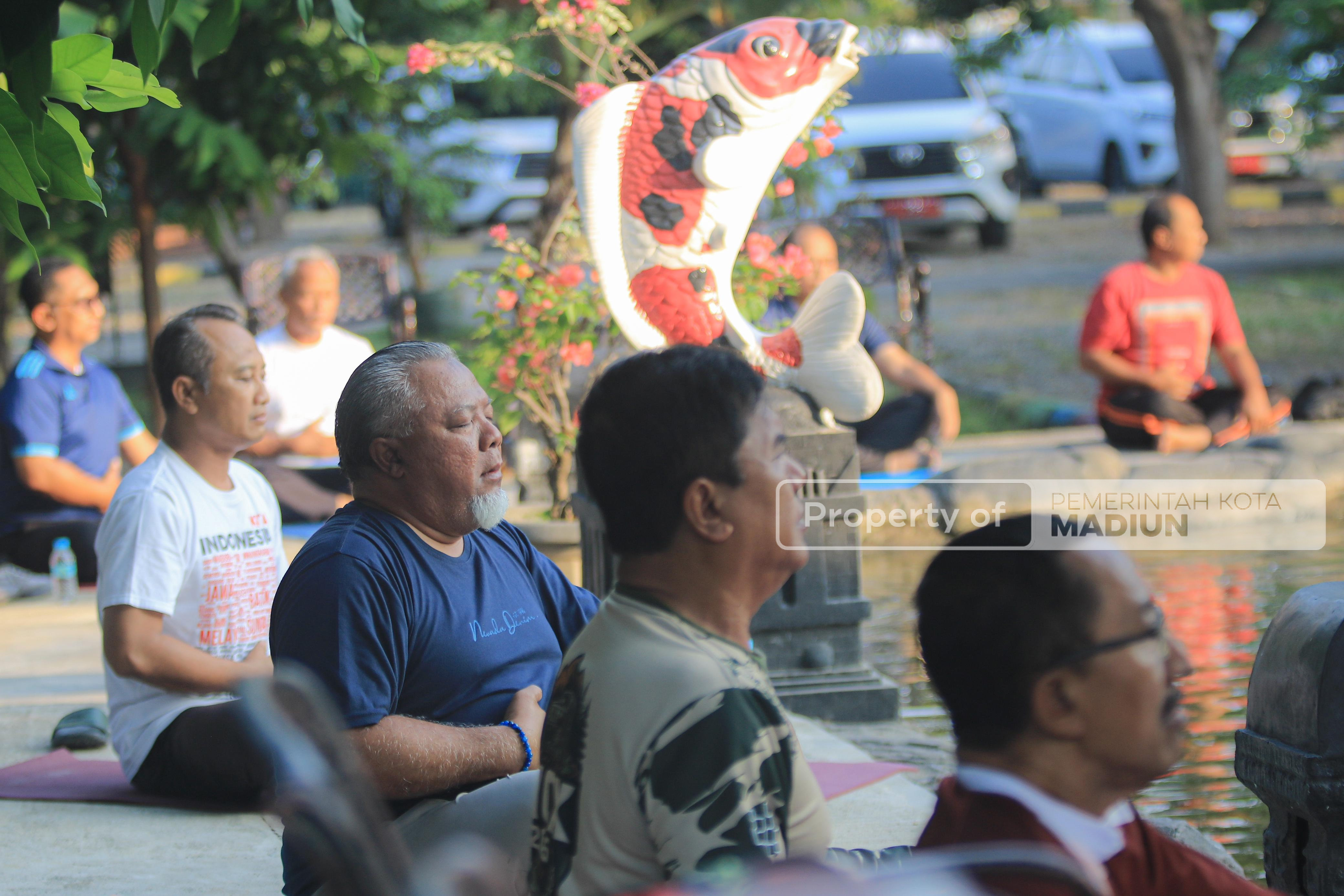 Wali Kota Gandeng OPD Terapkan Gaya Hidup Sehat Lewat Yoga